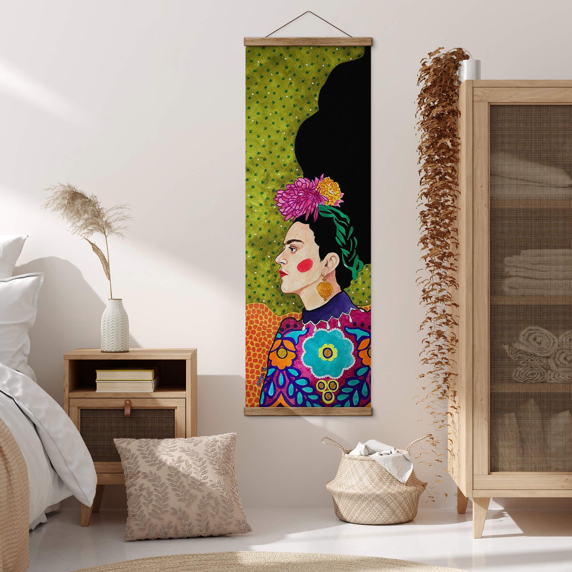 Obraz tkaniny Hülya - Frida w portrecie - Panorama