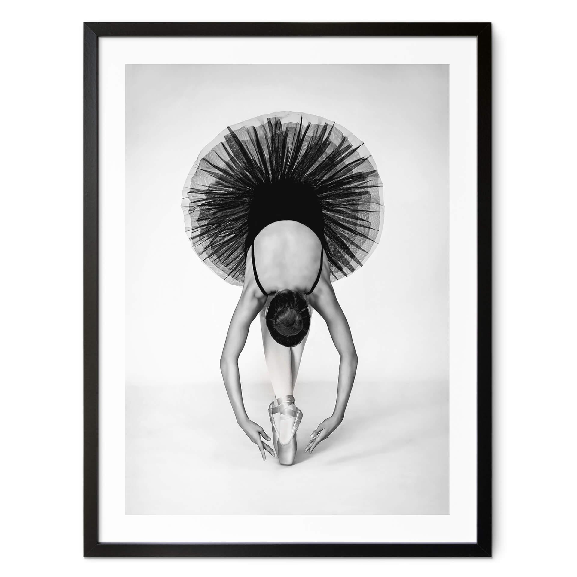Póster Pentony MA - Bailarina blanco y negro