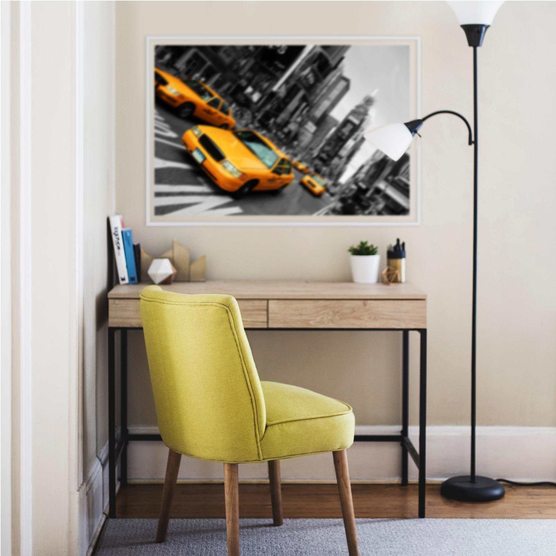 Zelfklevende Poster New York Taxi