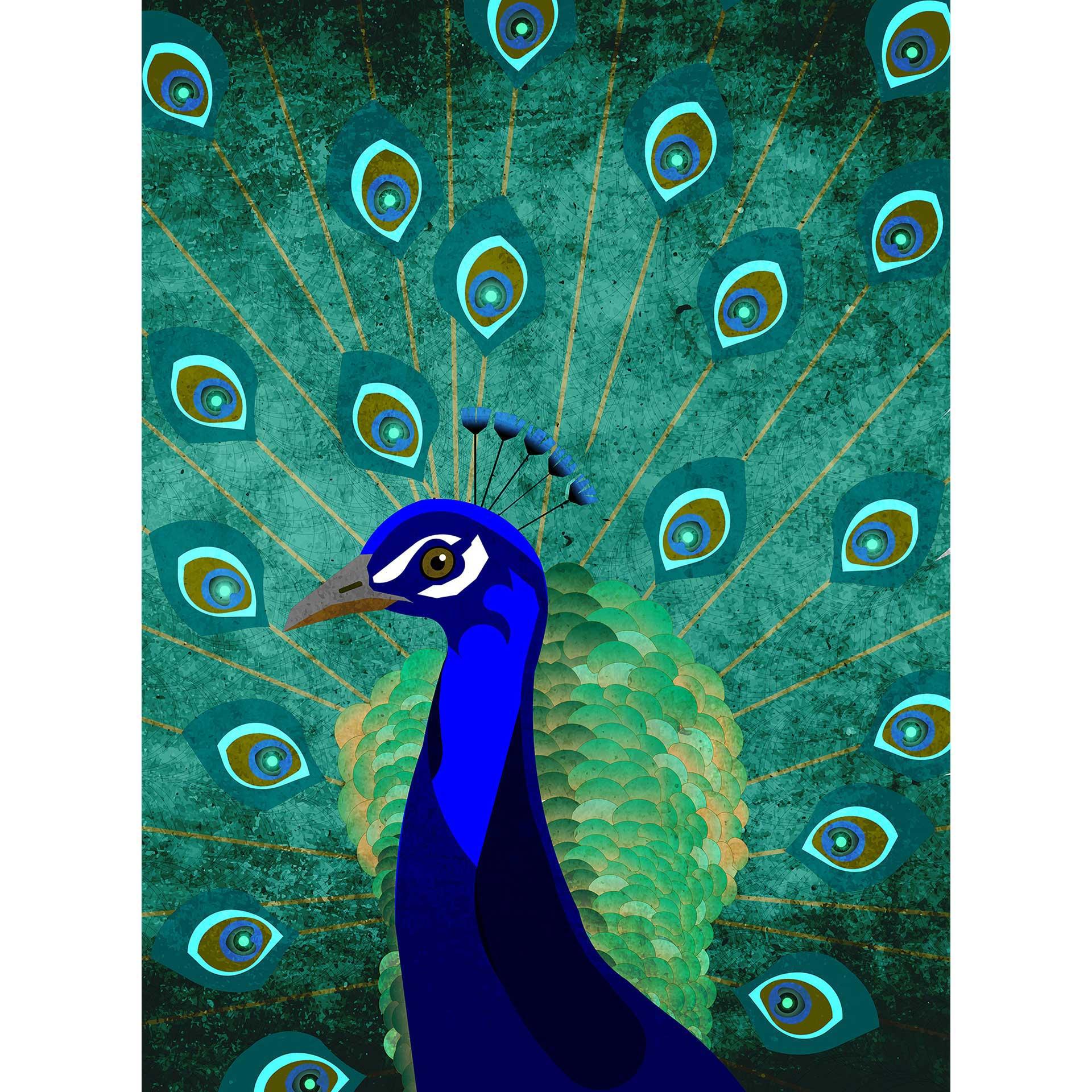 Livingwalls papier peint photo ARTist Peacock