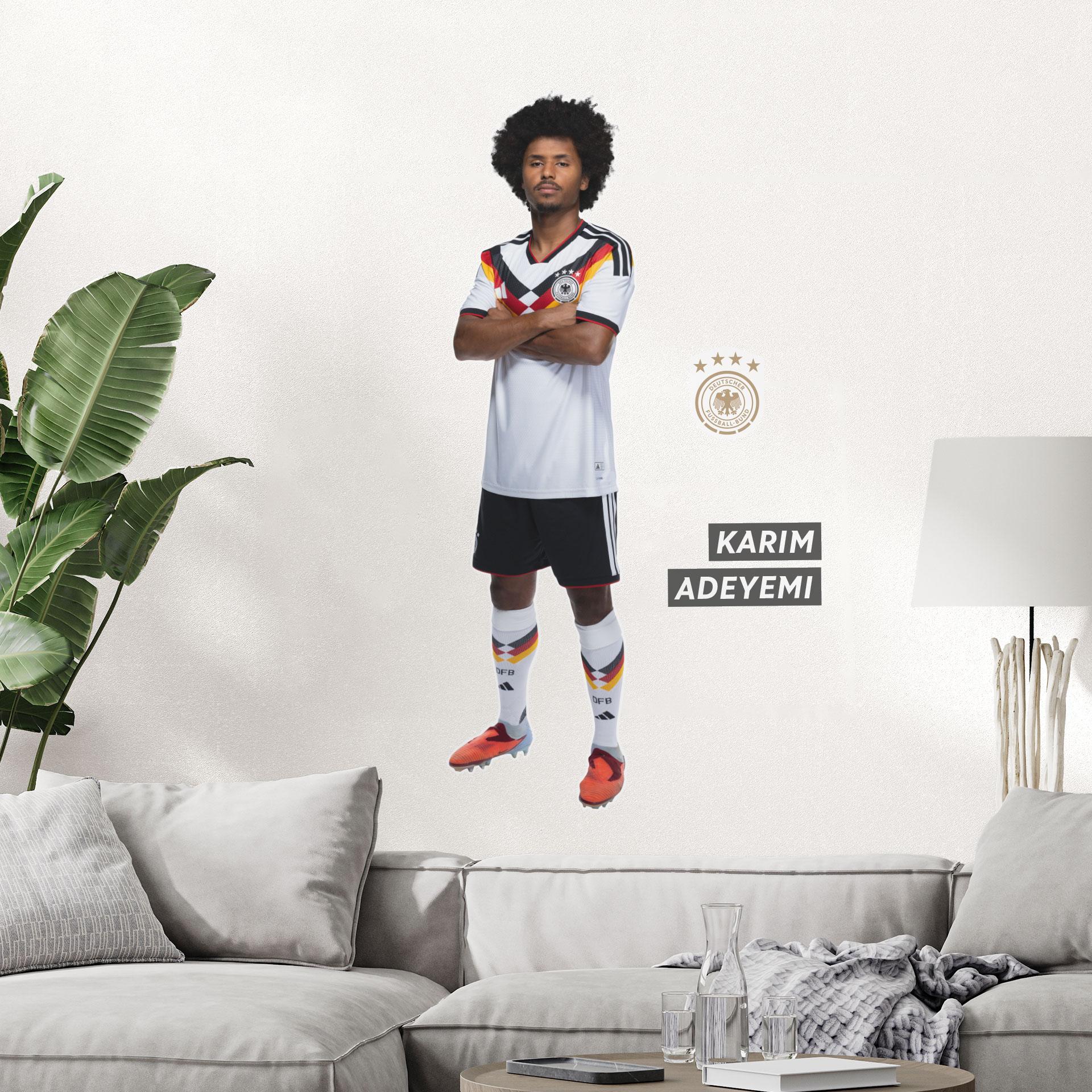 DFB Sticker WM 2026, Wandtattoo Karim Adeyemi