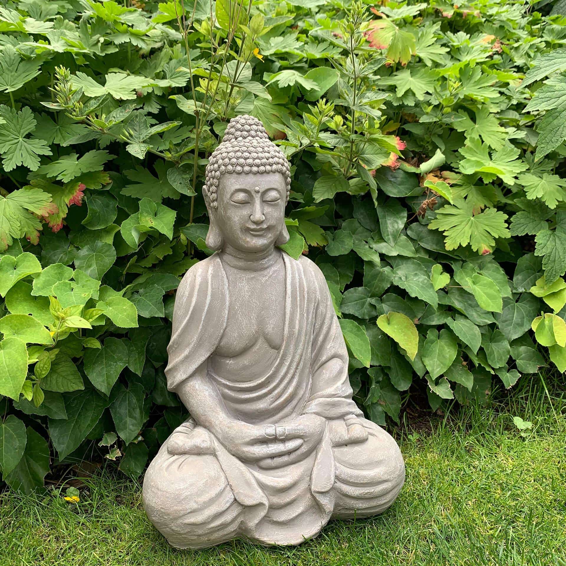 Decorazione giardino Nepal Buddha - 29x21x45 cm