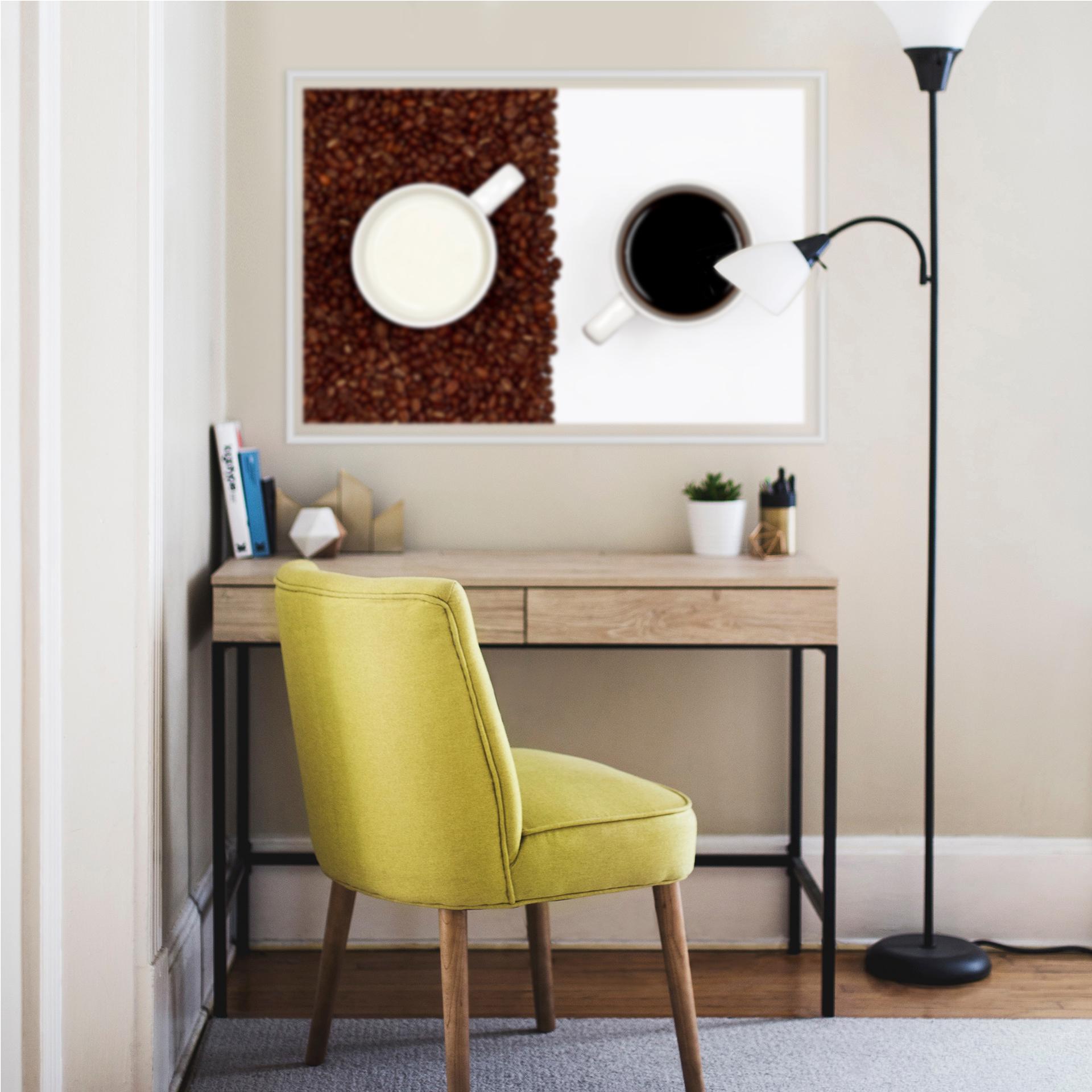 Zelfklevende Poster Lavsen - White Espresso