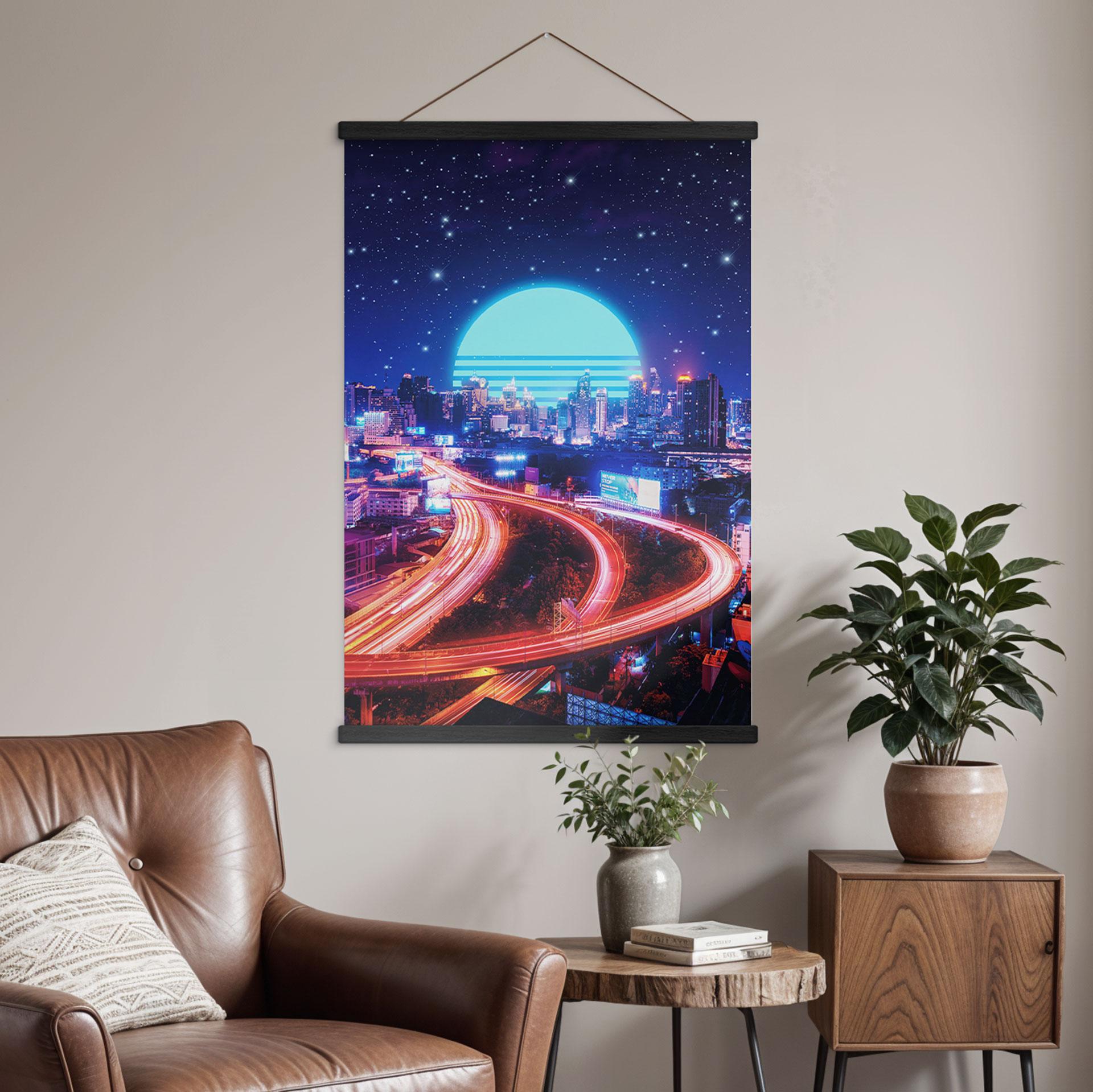 Tekstil plakat Cyber City Bangkok - Takkar