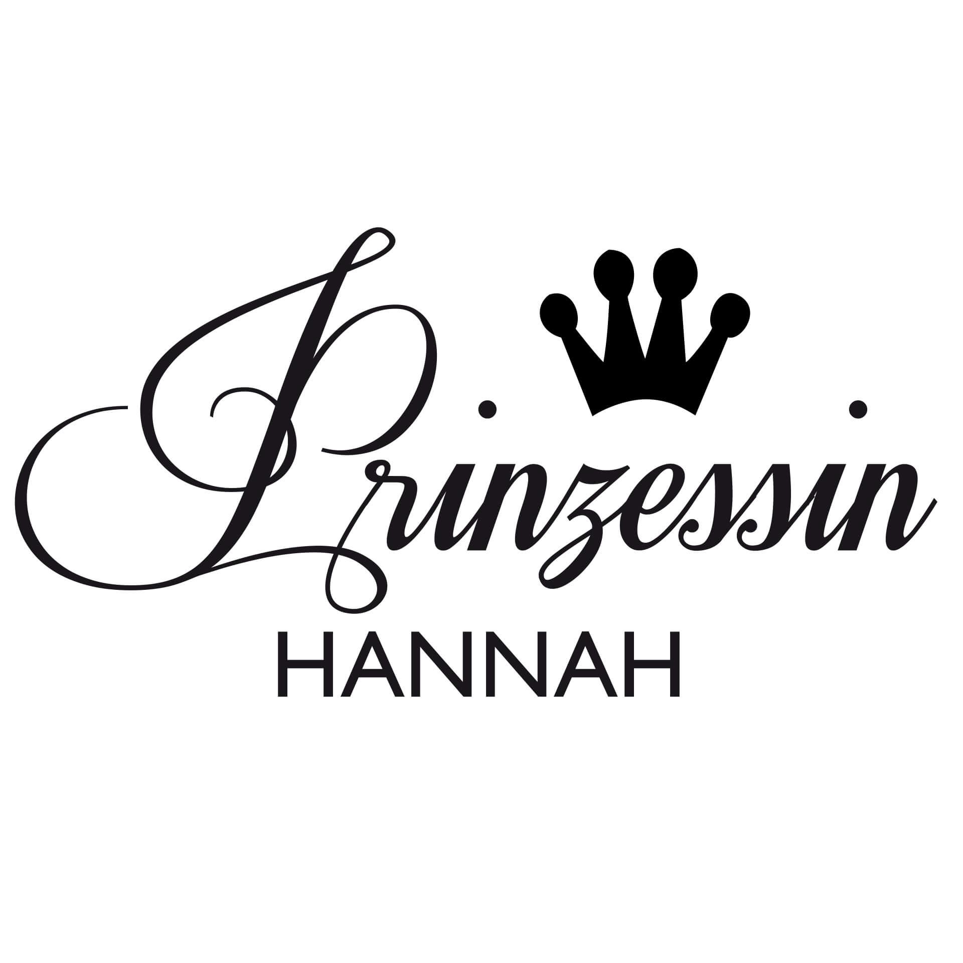 Wandtattoo + Name Prinzessin