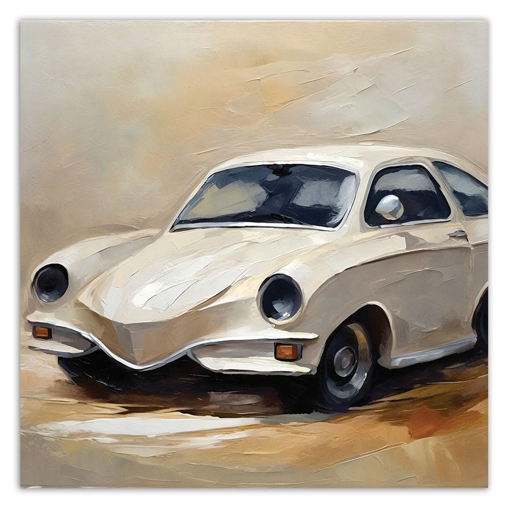 Canvasbillede, Retro bil