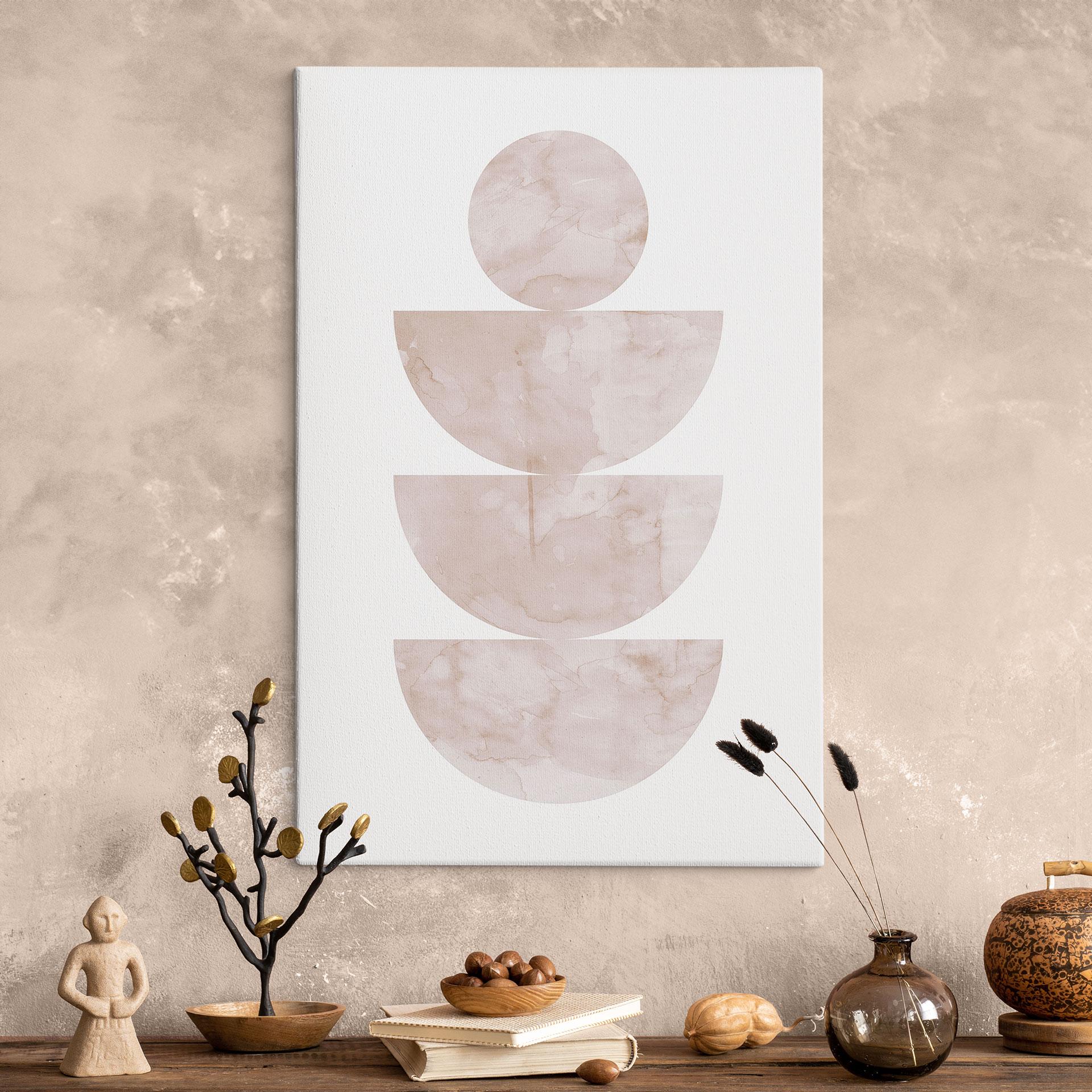 Canvasbillede Geometrisk balance - Abstrakt komposition - Costa