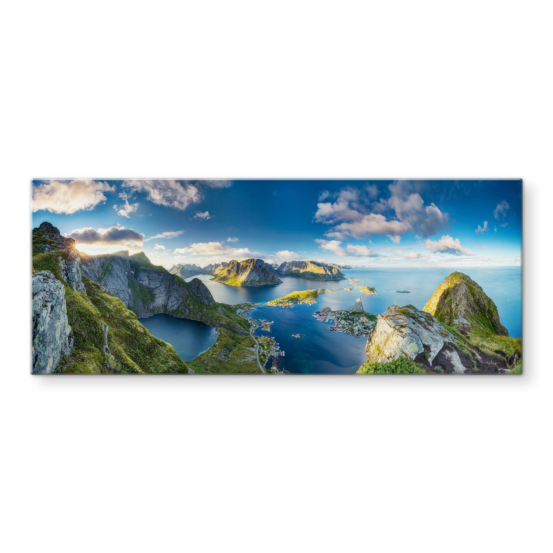 Stænkplade - Roemmelt - View from Reinebringen - Panorama