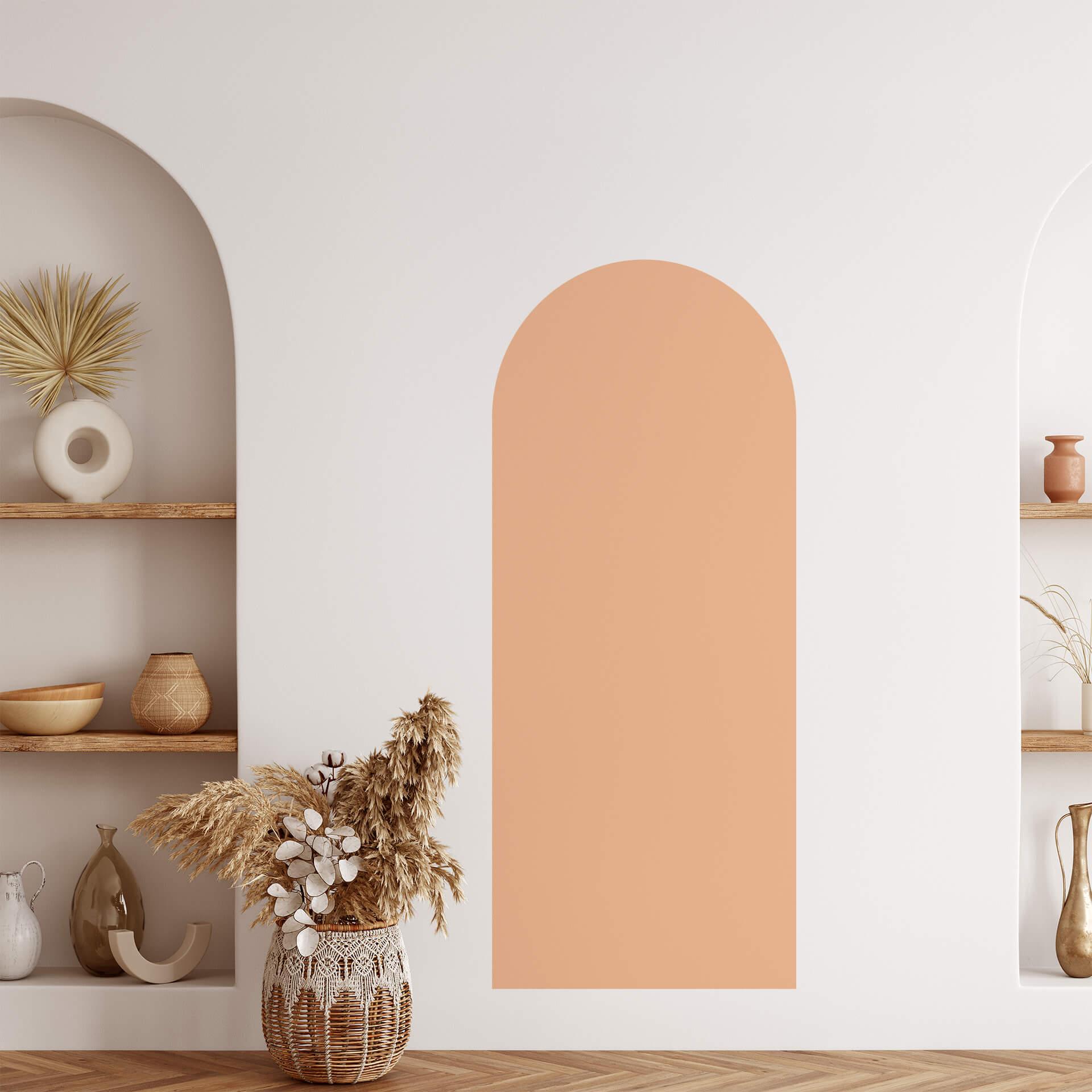 Wall Sticker  Rund bue ferskenfarvet