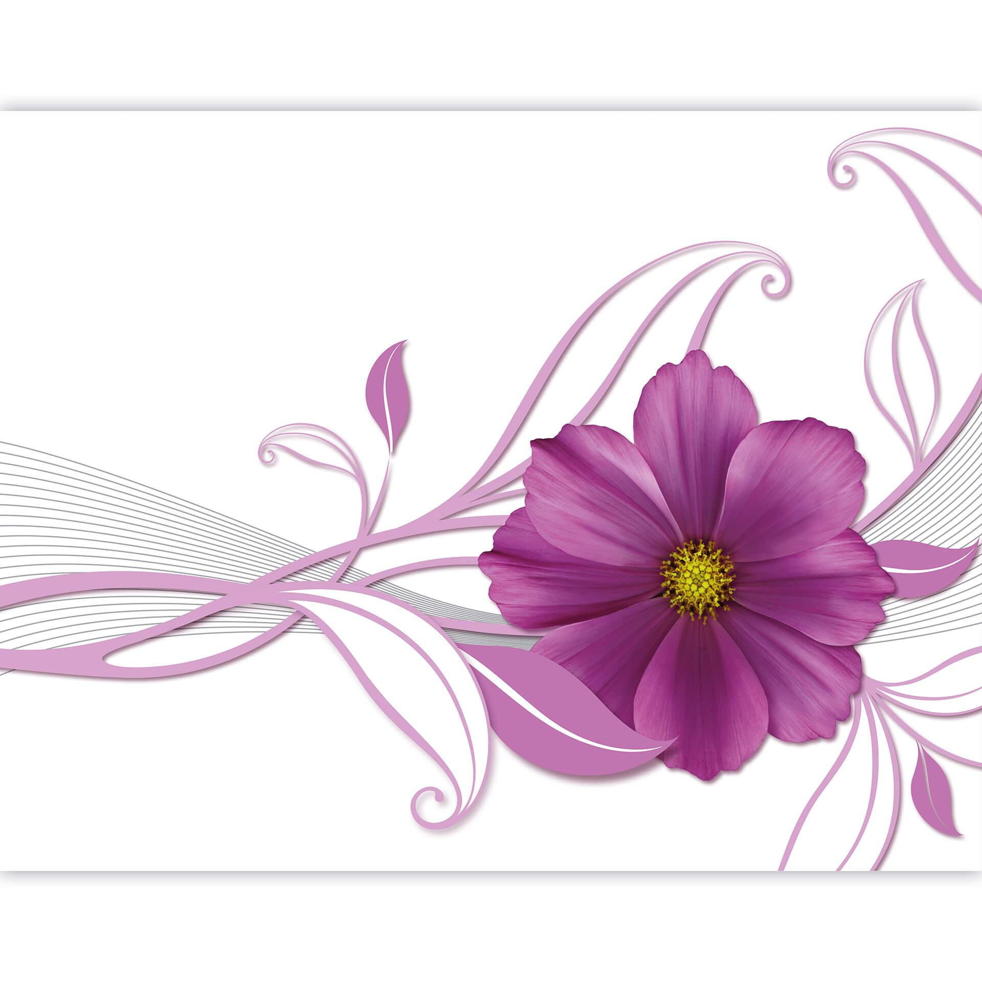 Fotobehang Roze Bloem