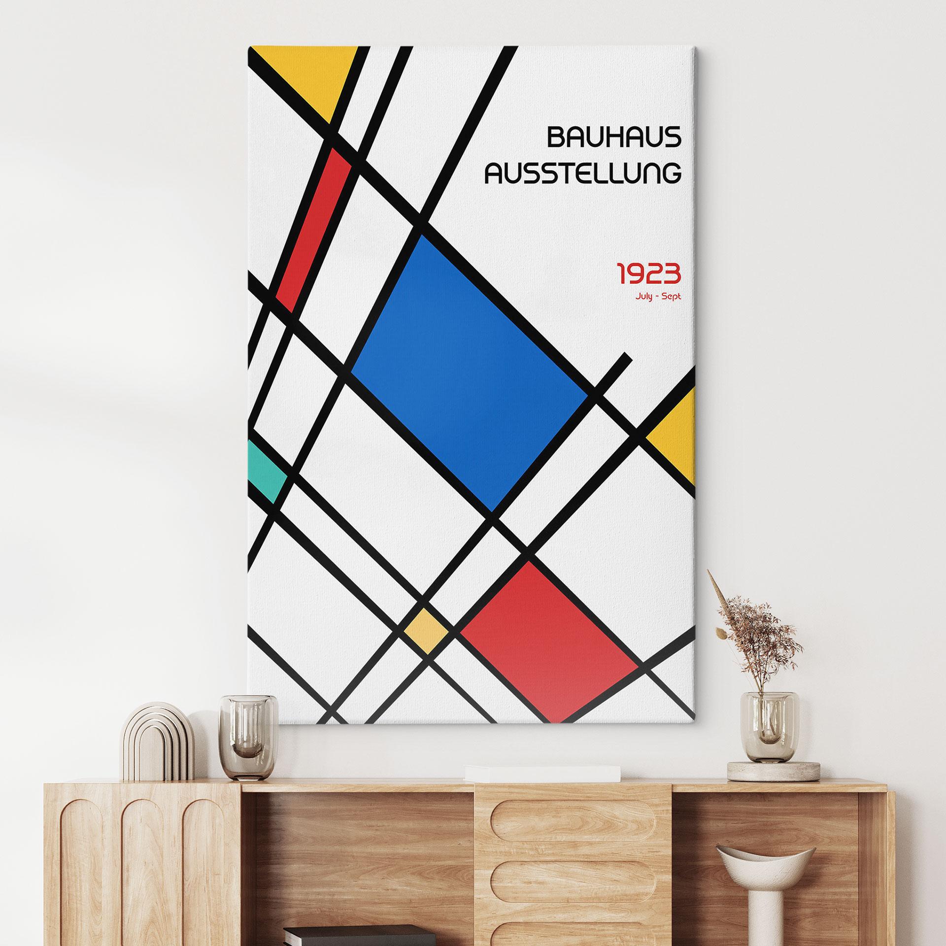 Canvasbillede Retro Bauhaus-udstilling 1923 - Retrodrome