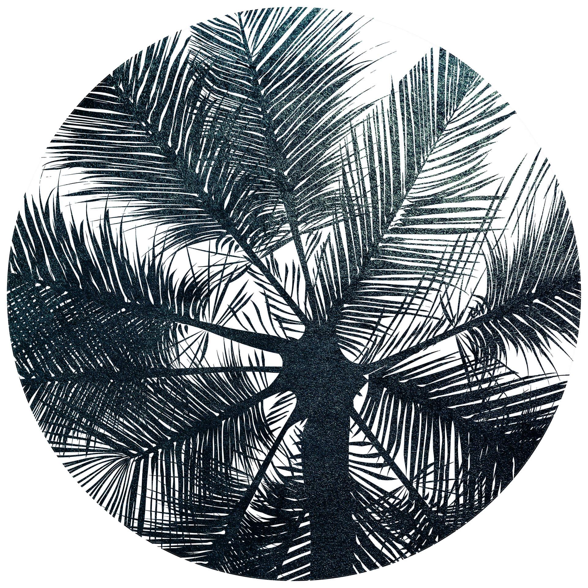 Behangcirkel Kubistika - California Dreaming - vliesbehang/zelfklevend vliesbehang