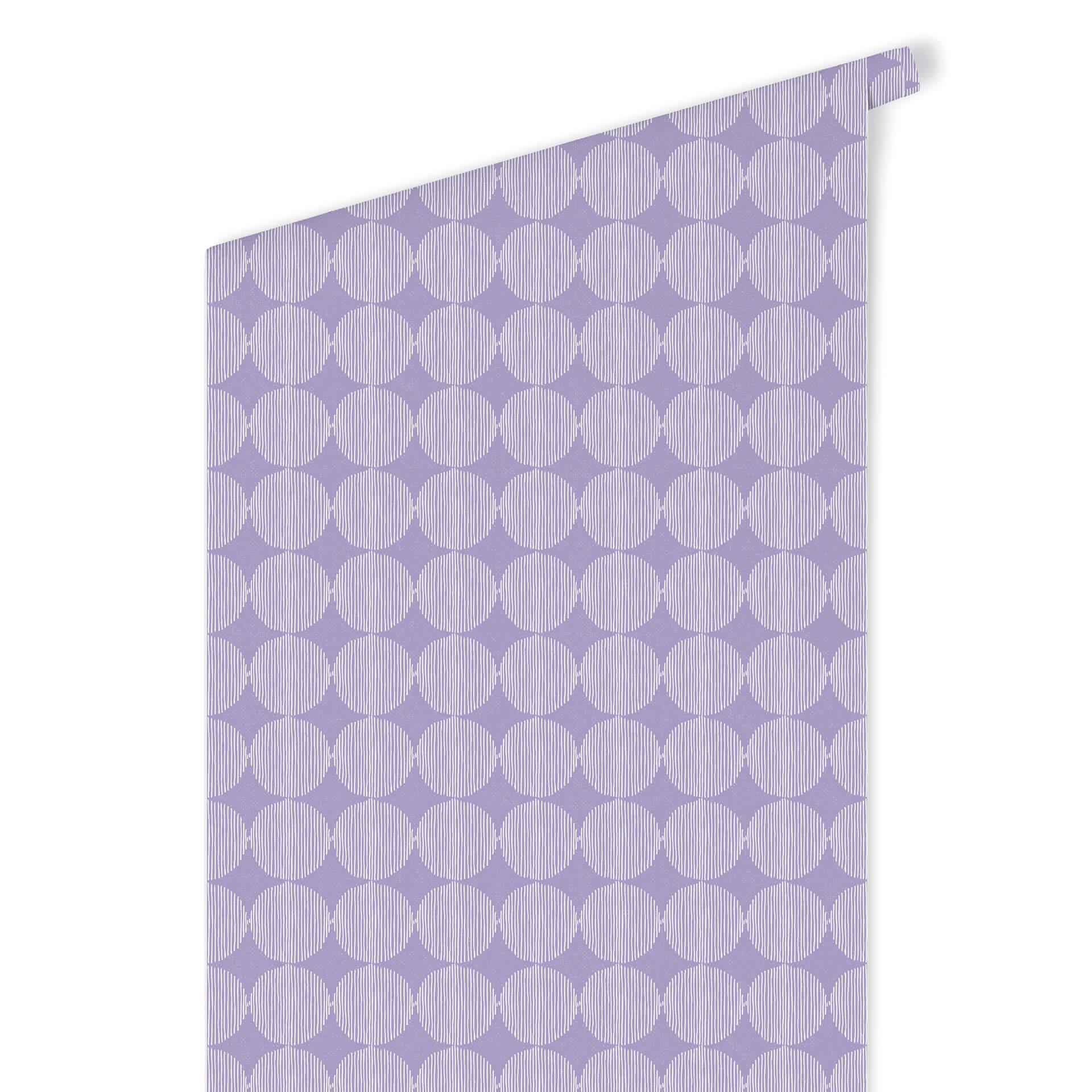 Patroonbehang – Abstracte Cirkels 02 – paars