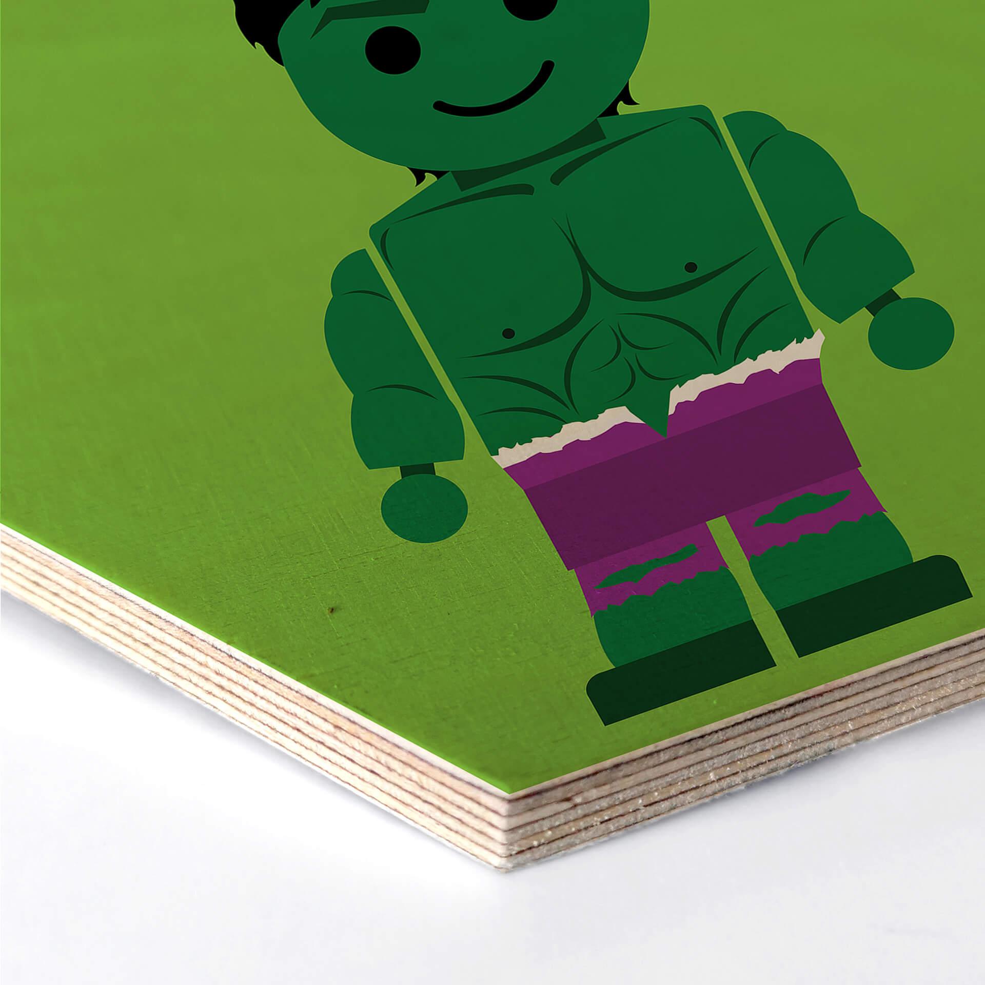 Hexagon - Birketræ - Gomes - The Hulk legetøj
