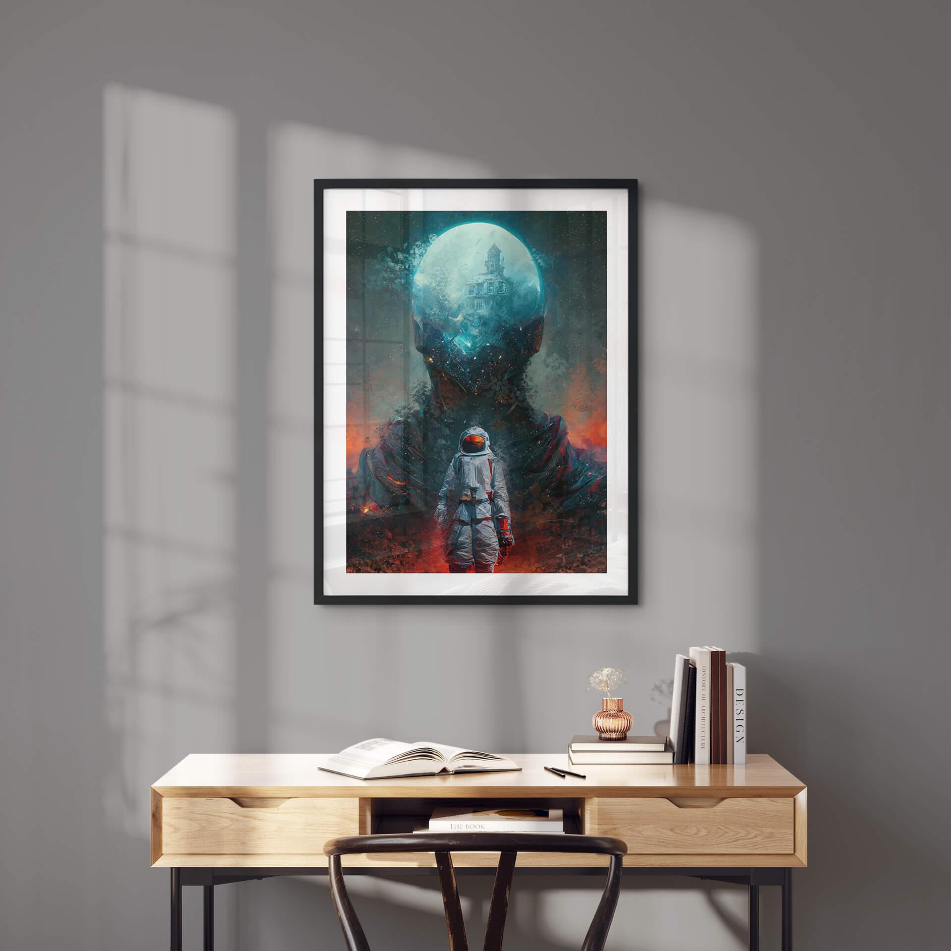 Póster Heine - Astronauta de viaje - Astro Crucero