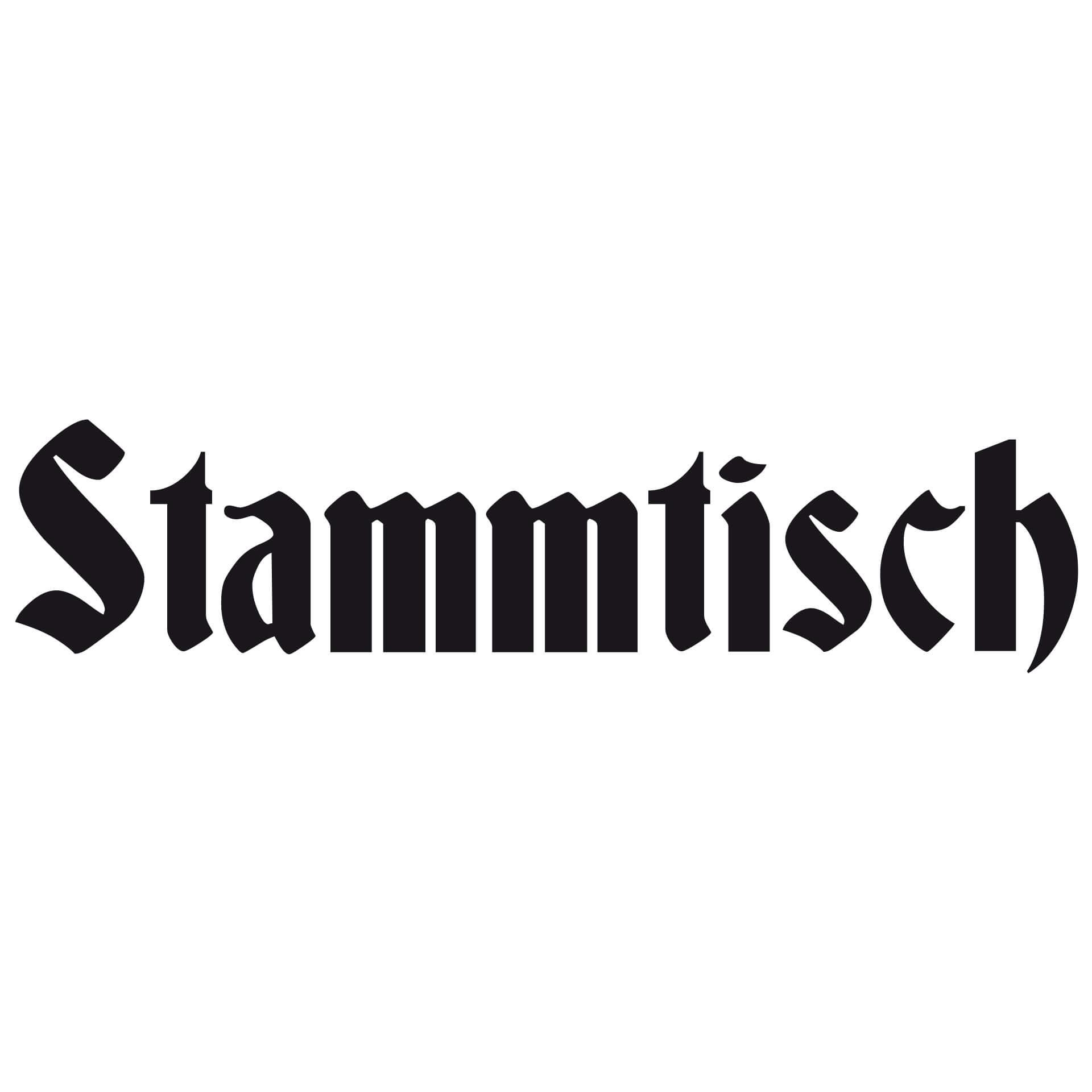 Wandtattoo Stammtisch