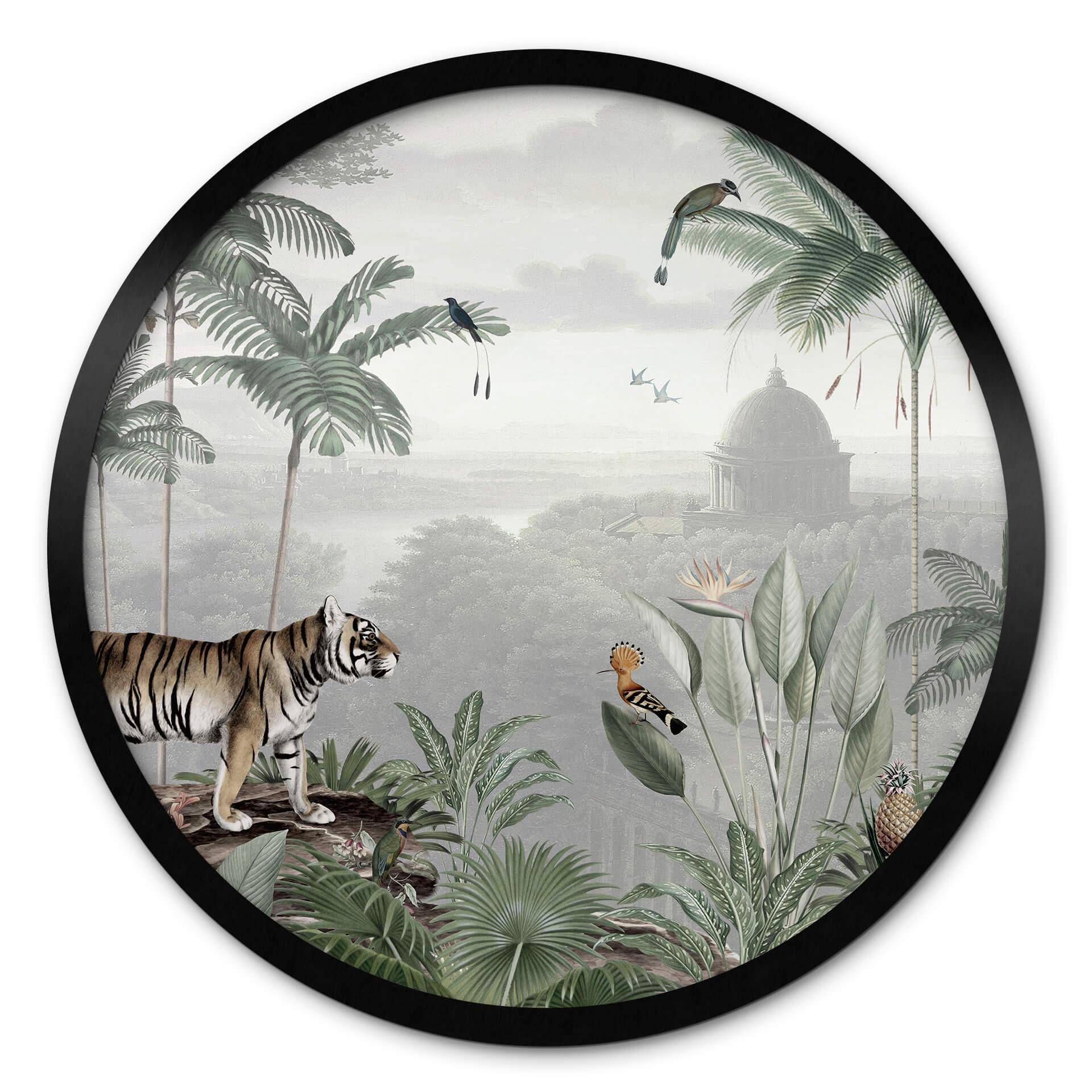 Poster Sir Edward - Tiger i tropikerna - Rund
