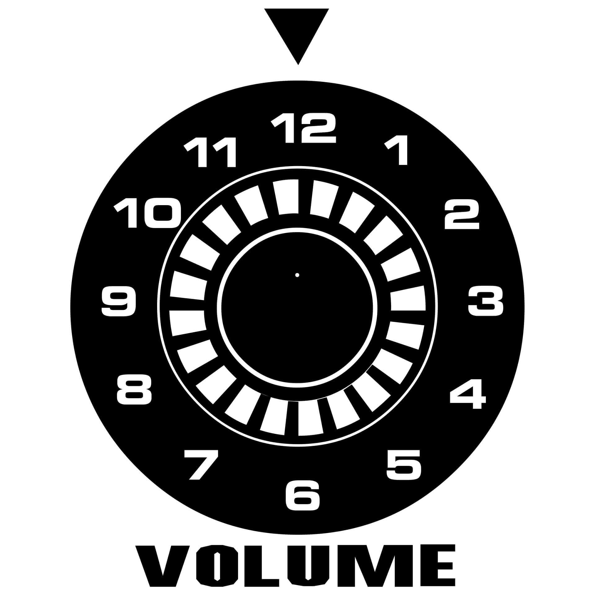 Wandtattoo Volume Wanduhr
