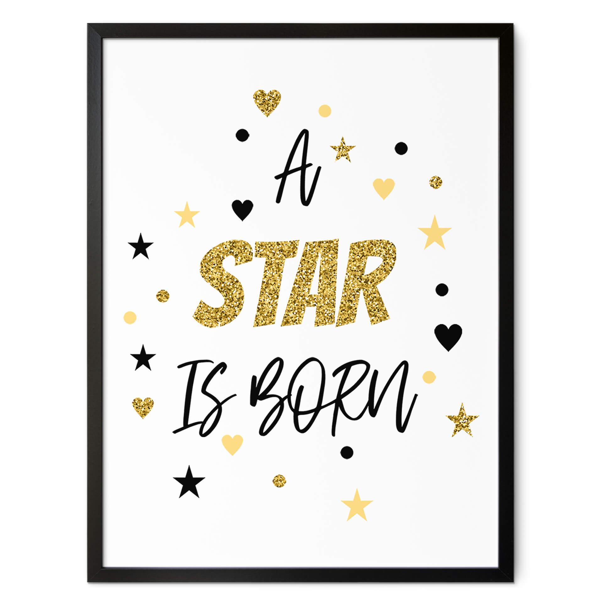 Póster Ha nacido una estrella