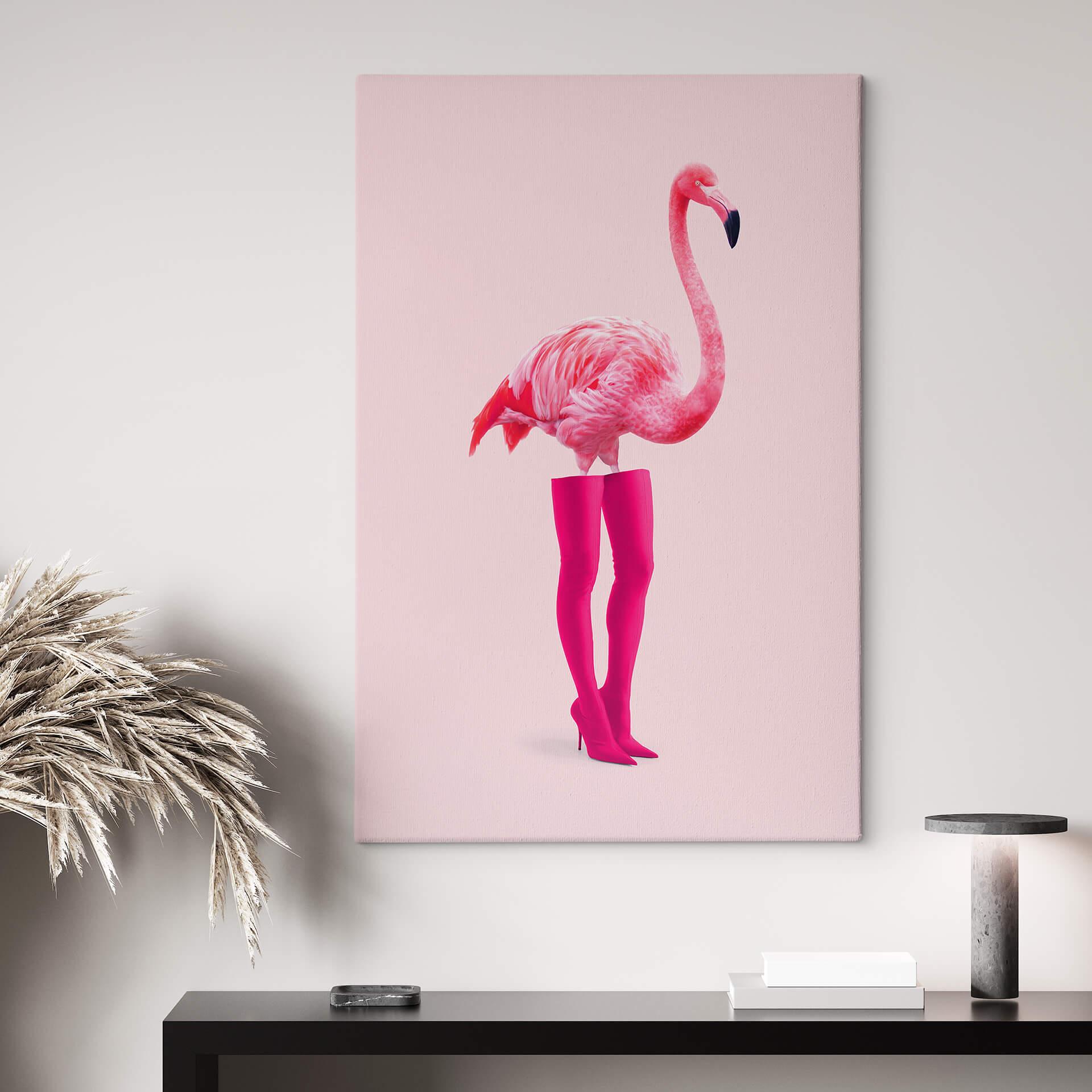 Lærredsprint - Pozdniakov - Flamingo Boots