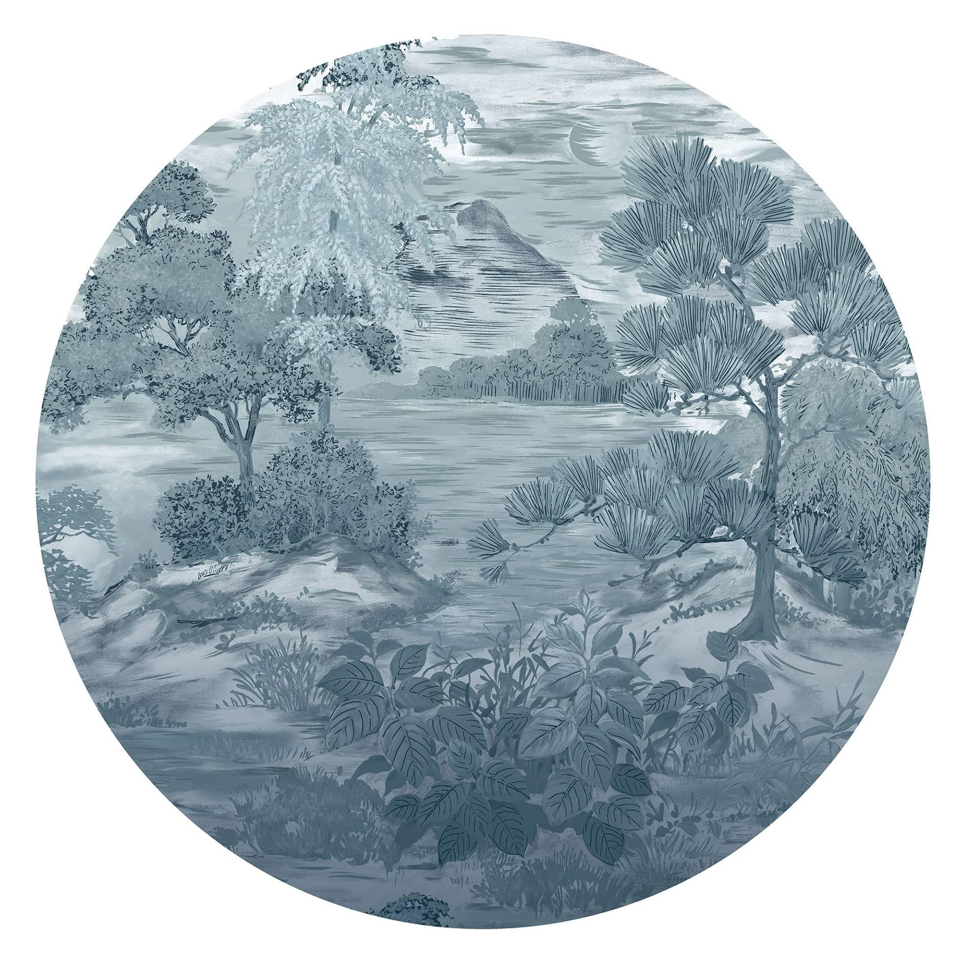 Papel pintado digital Fujiyama en 1,4 m x 1,4 m Fashion for Walls 4 de Guido Maria Kretschmer