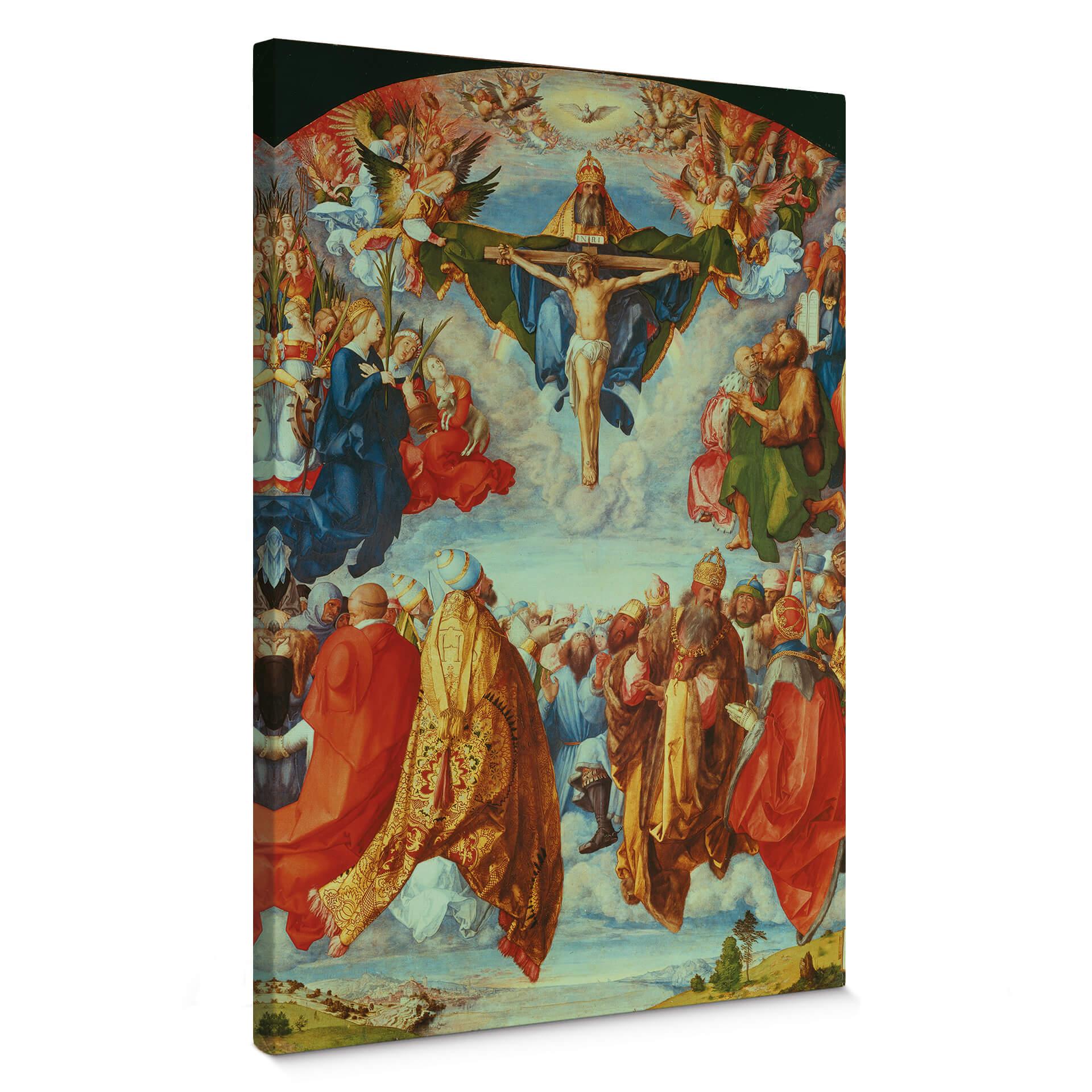 Canvastavla Dürer - Alla helgons bild
