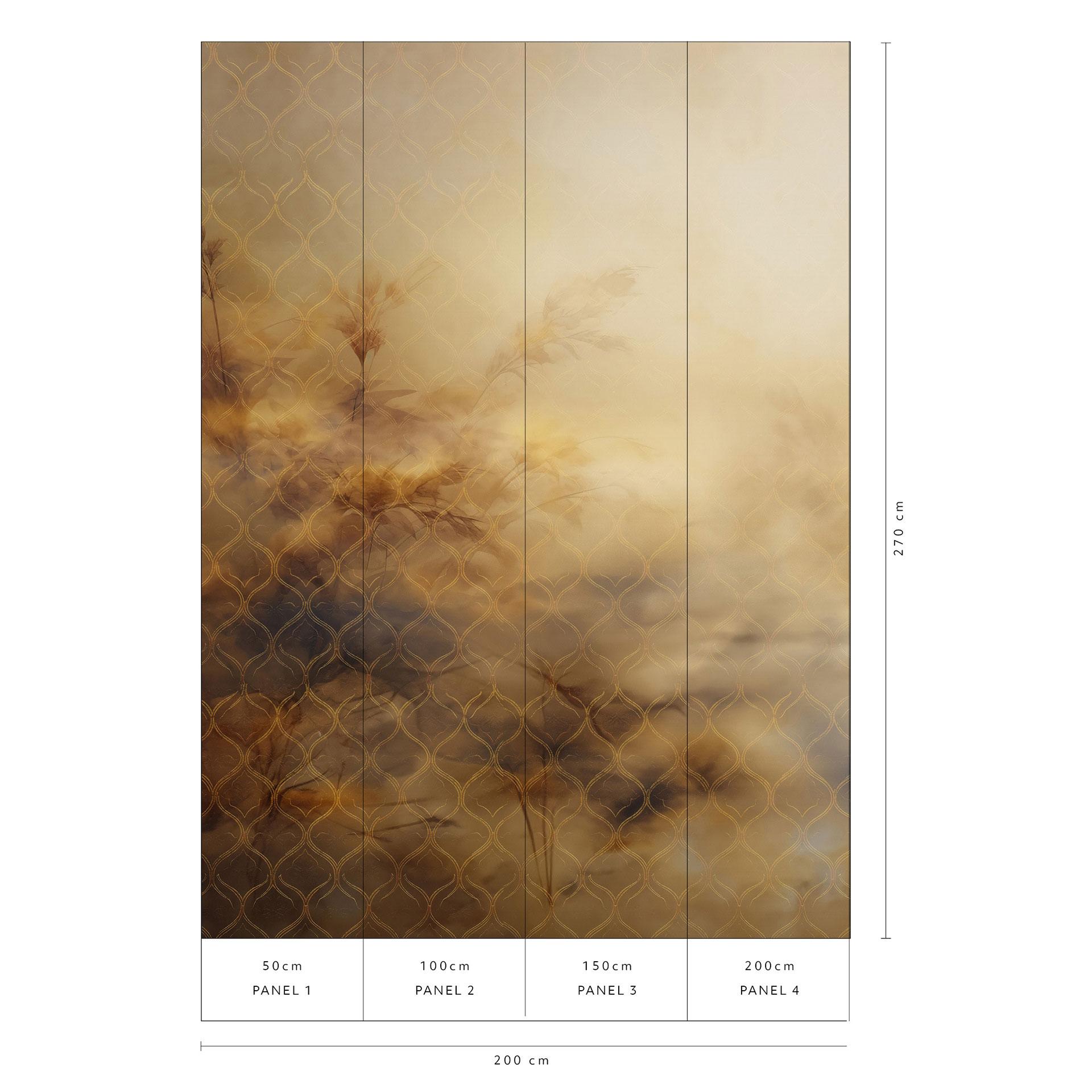 Landschapsbehang Big Pictures bruin 2 x 2,70 m