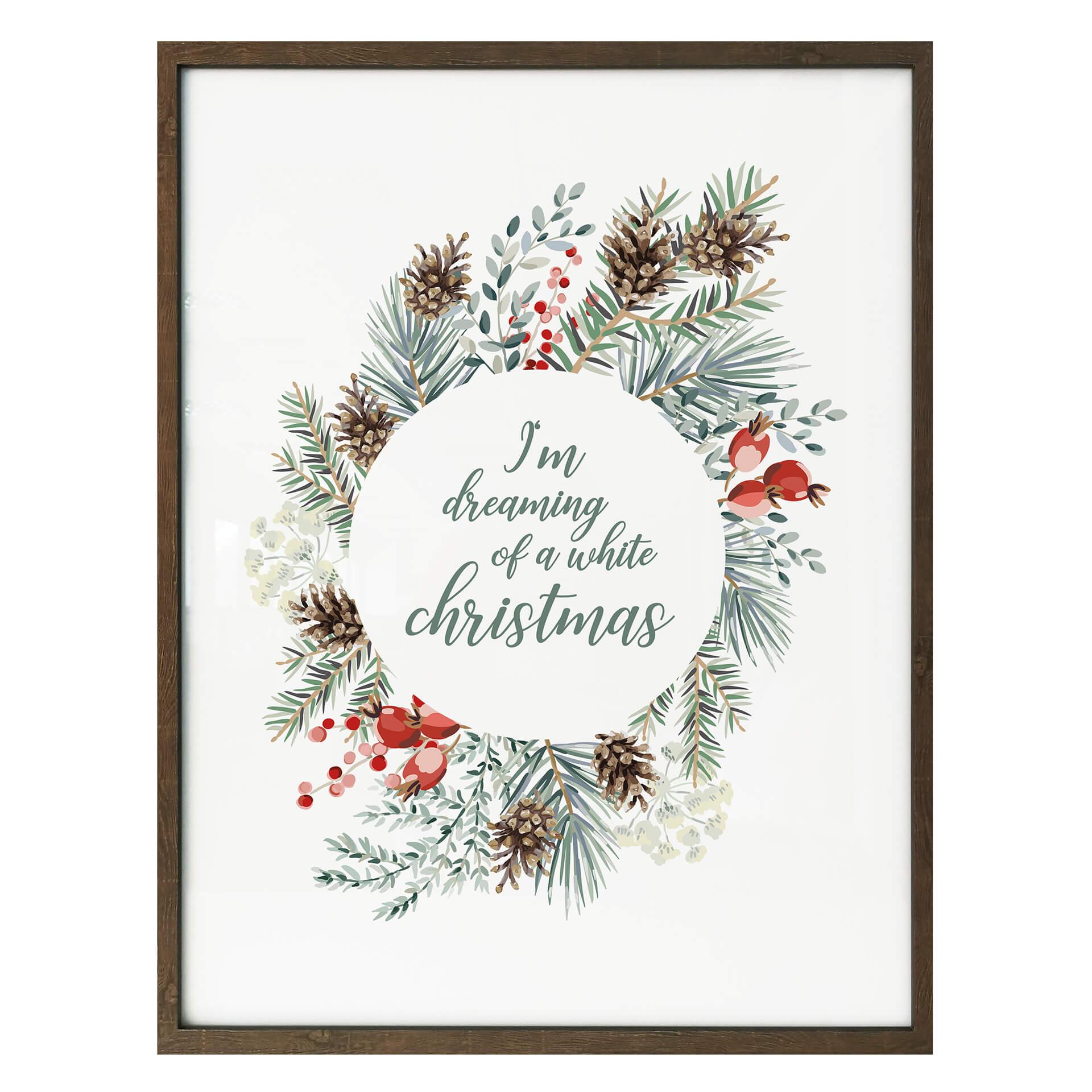 Póster - Sueño con una Navidad blanca