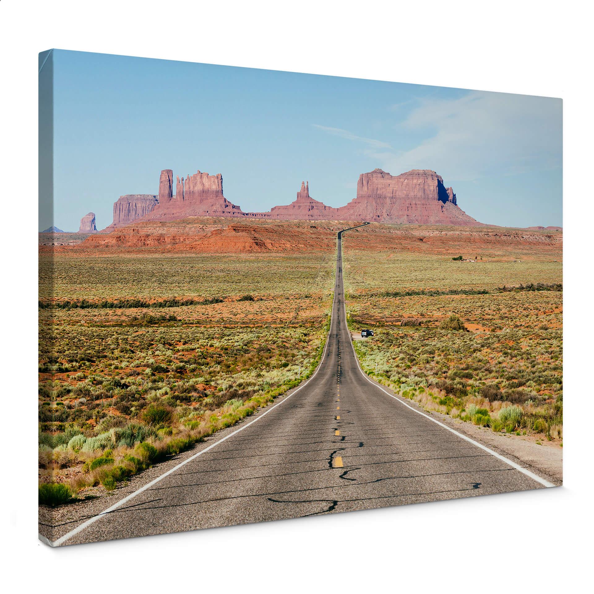 Canvasbillede - Colombo - Monument Valley i Arizona