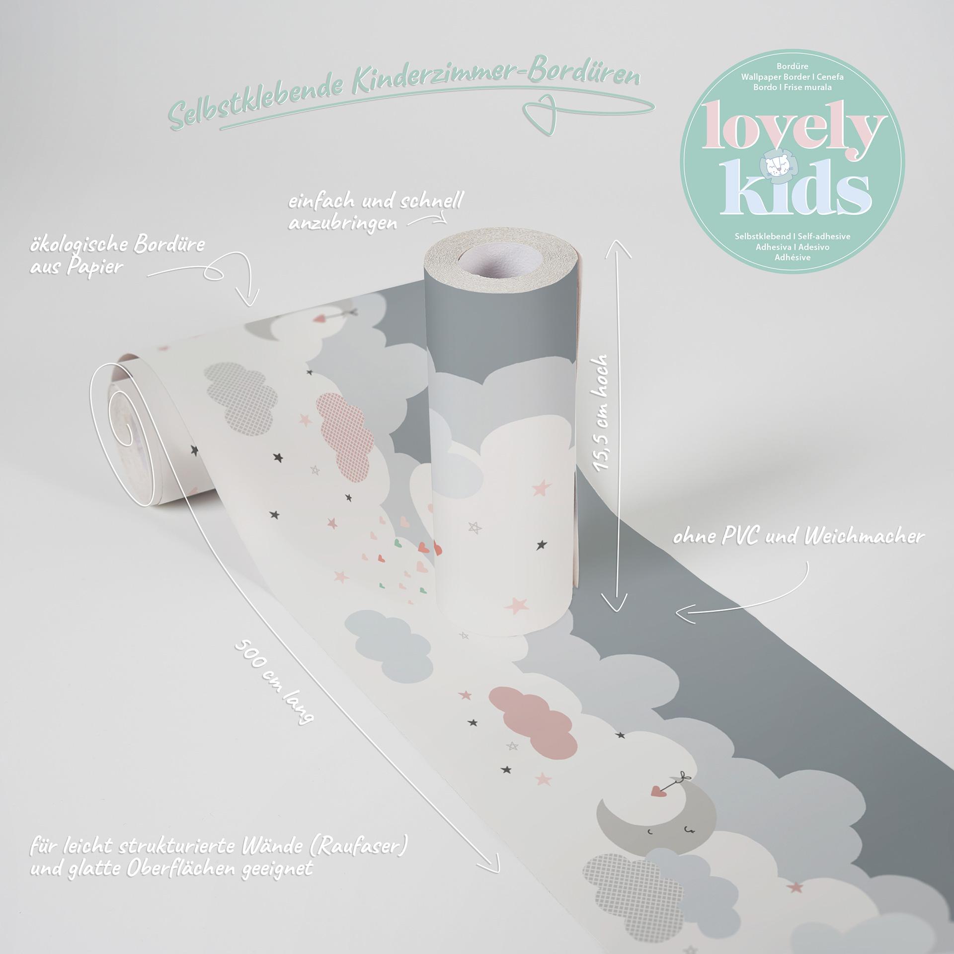 Lovely Kids selbstklebende Kinderzimmer Bordüre Dr