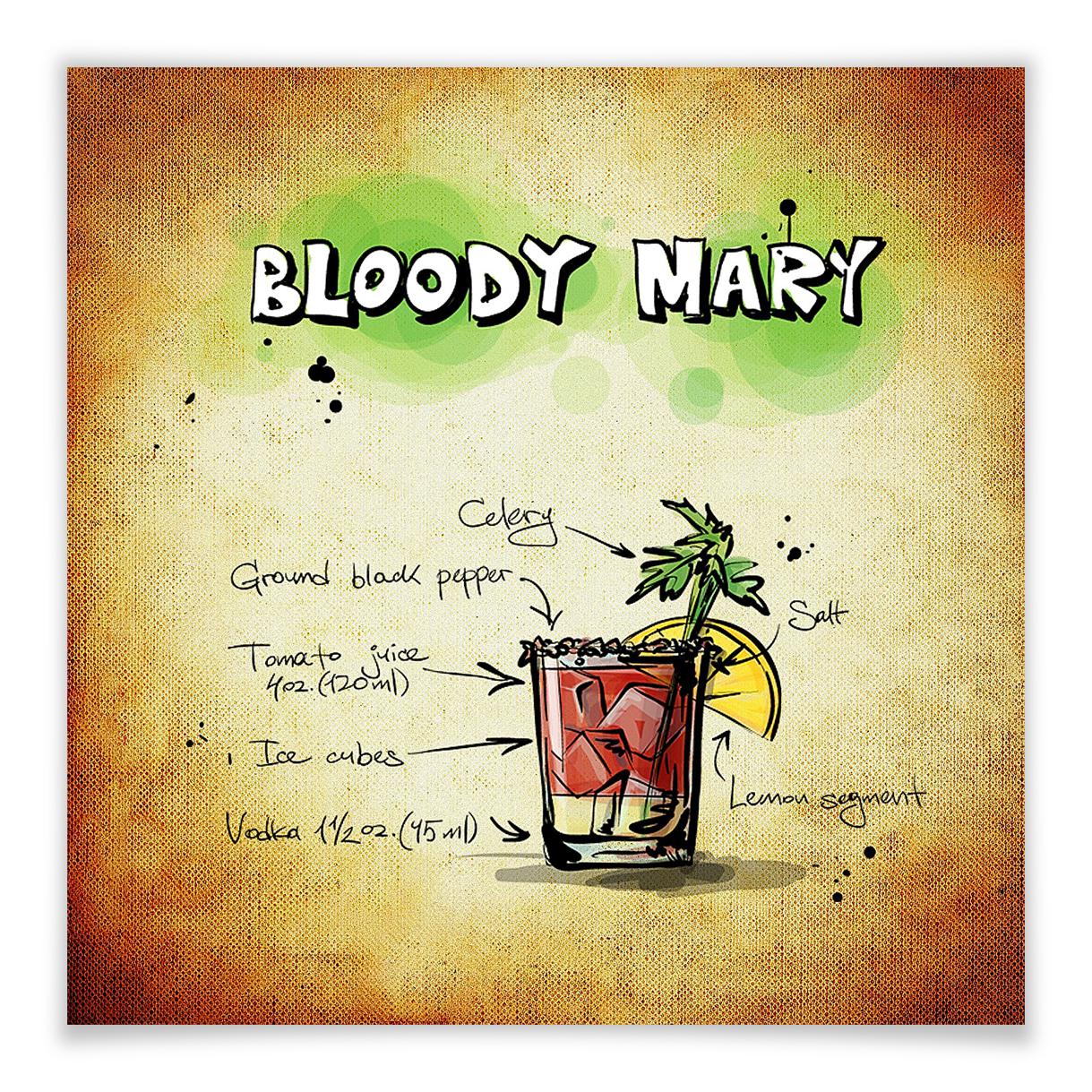 Poster - Bloody Mary - Recette