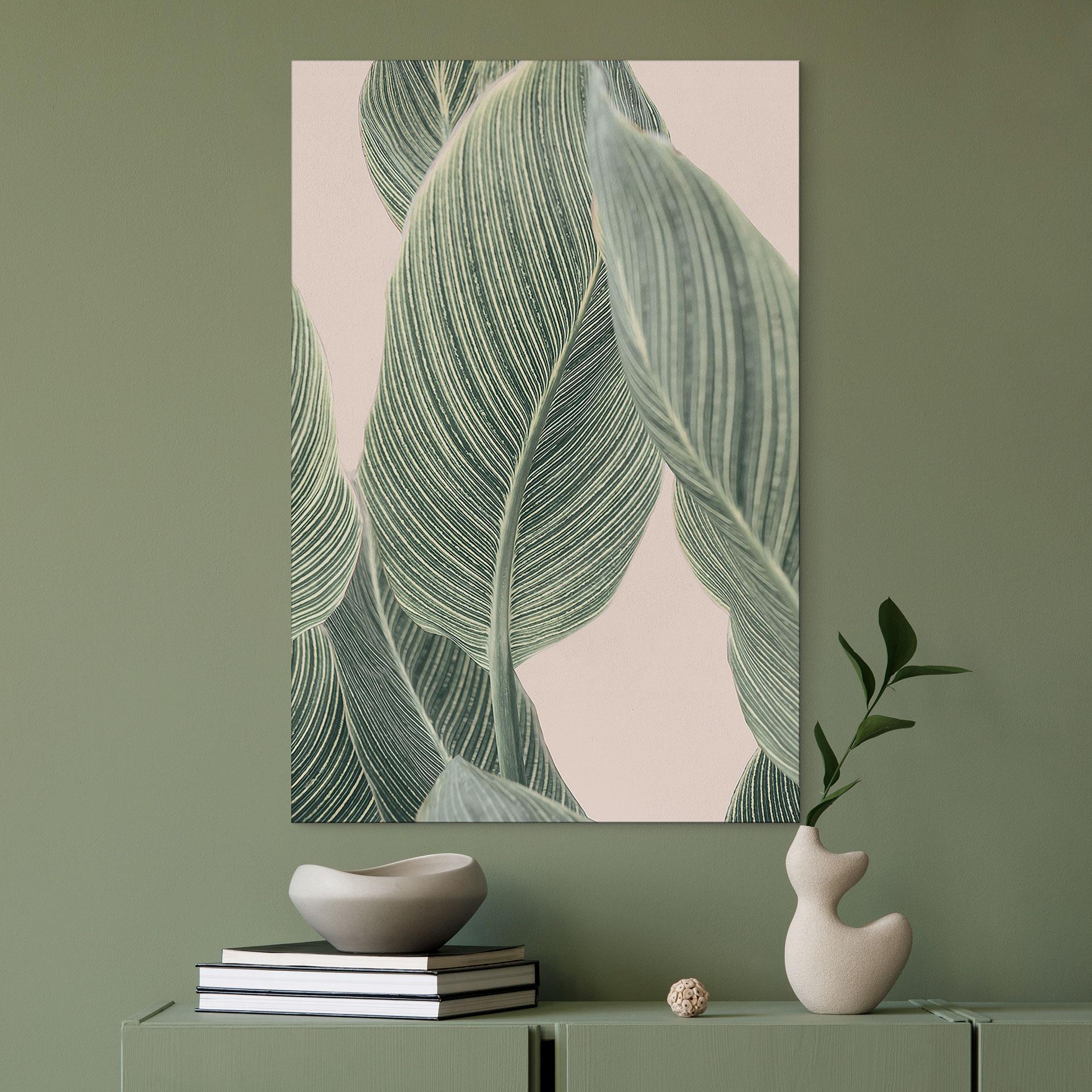 Wandbild Calathea Pflanze - Sisi & Seb - Alu-Dibond