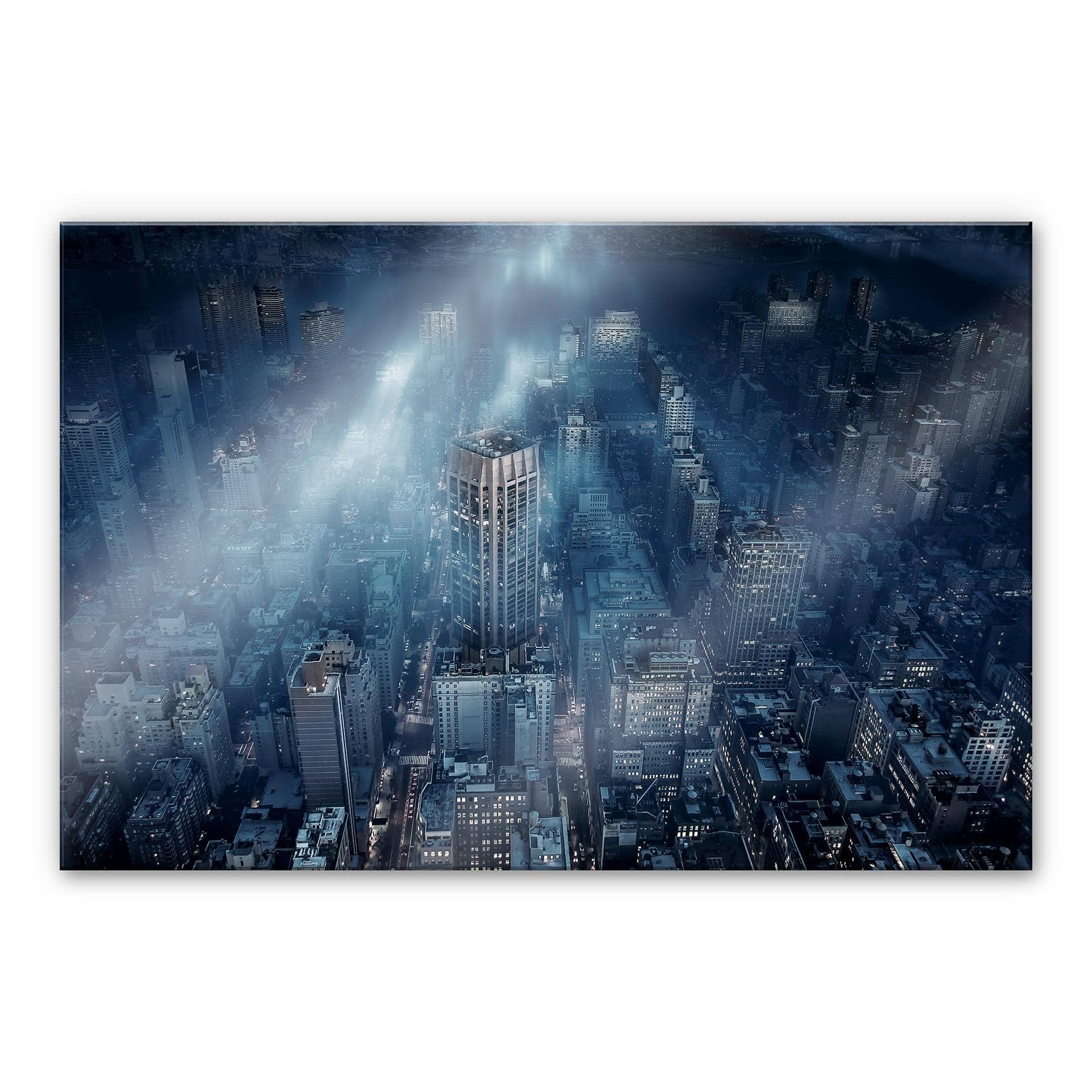 Akrylbillede Løndal - Tåge i NYC