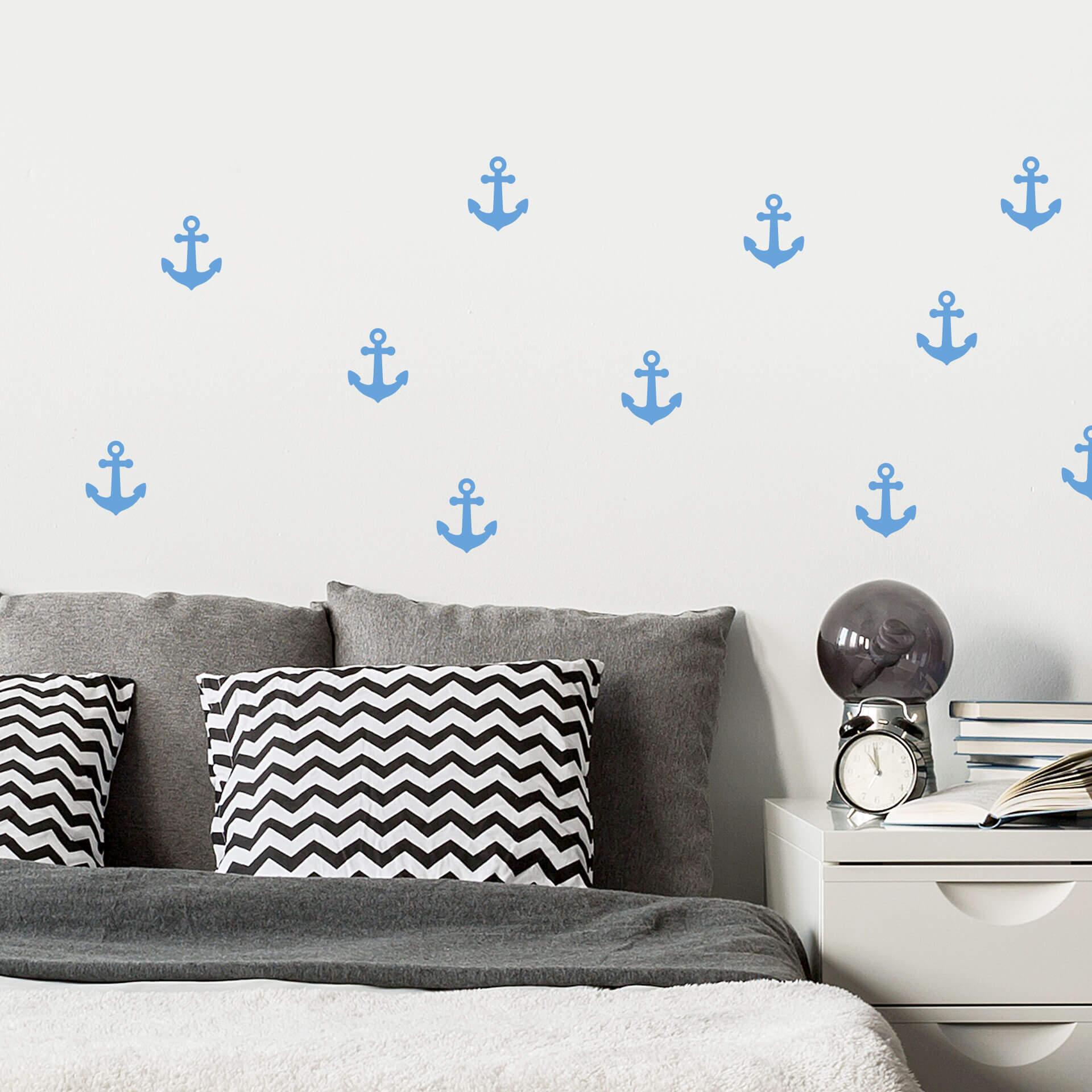 Muursticker set ankers