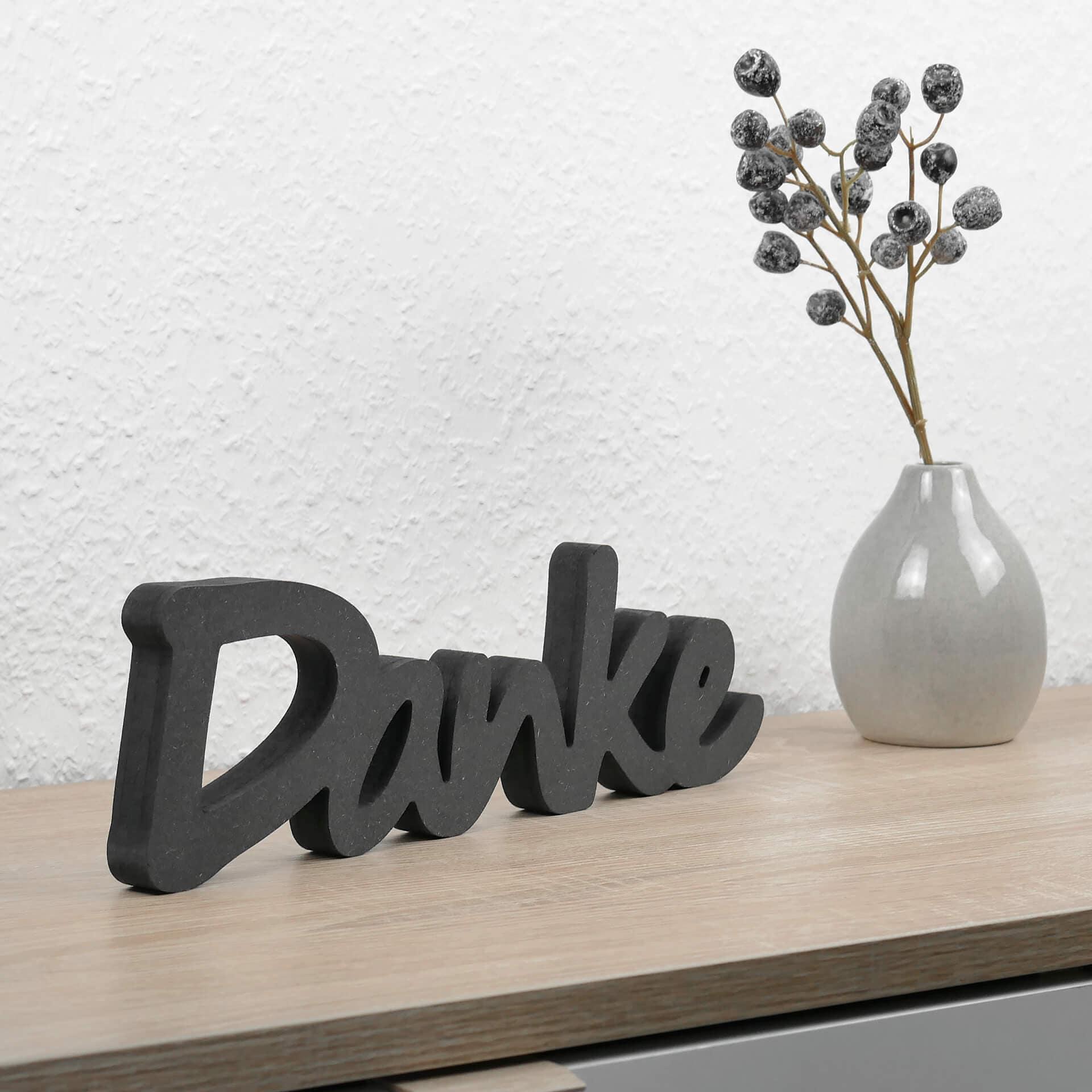 MDF bogstaver - Danke
