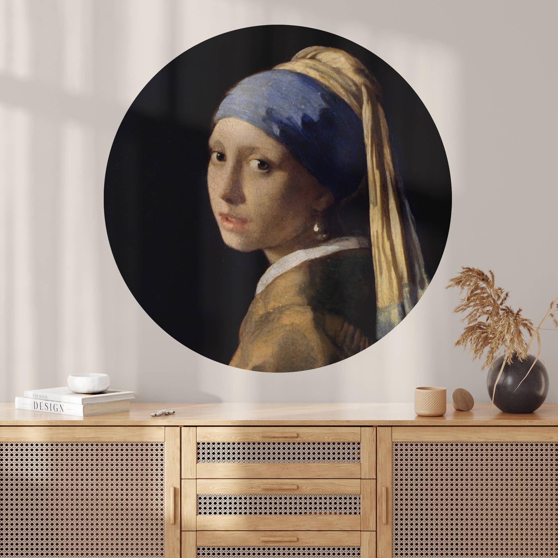 Sticker mural Vermeer - La jeune fille à la Perle