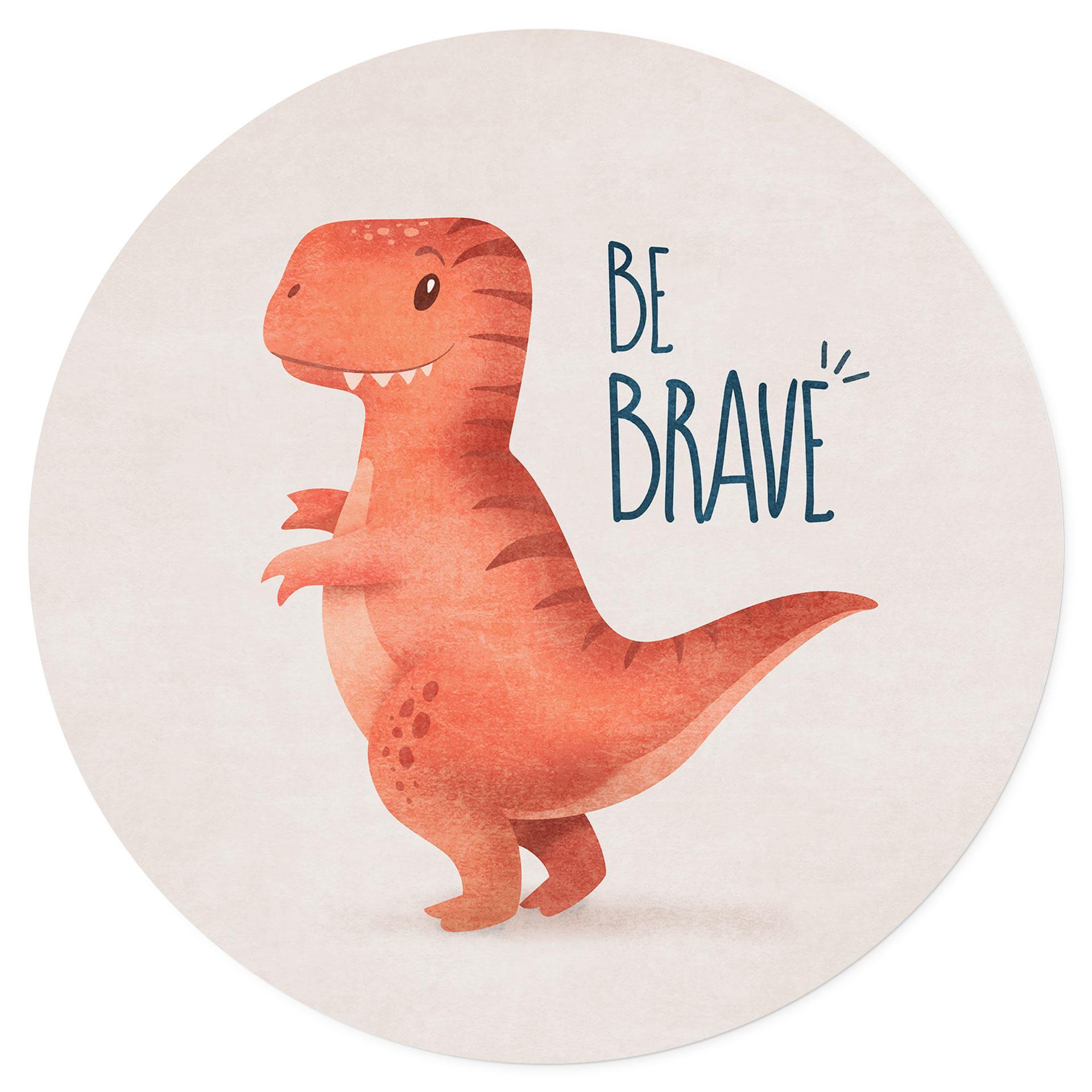 Wallsticker Dino Be Brave - T-Rex - Tunaboylu