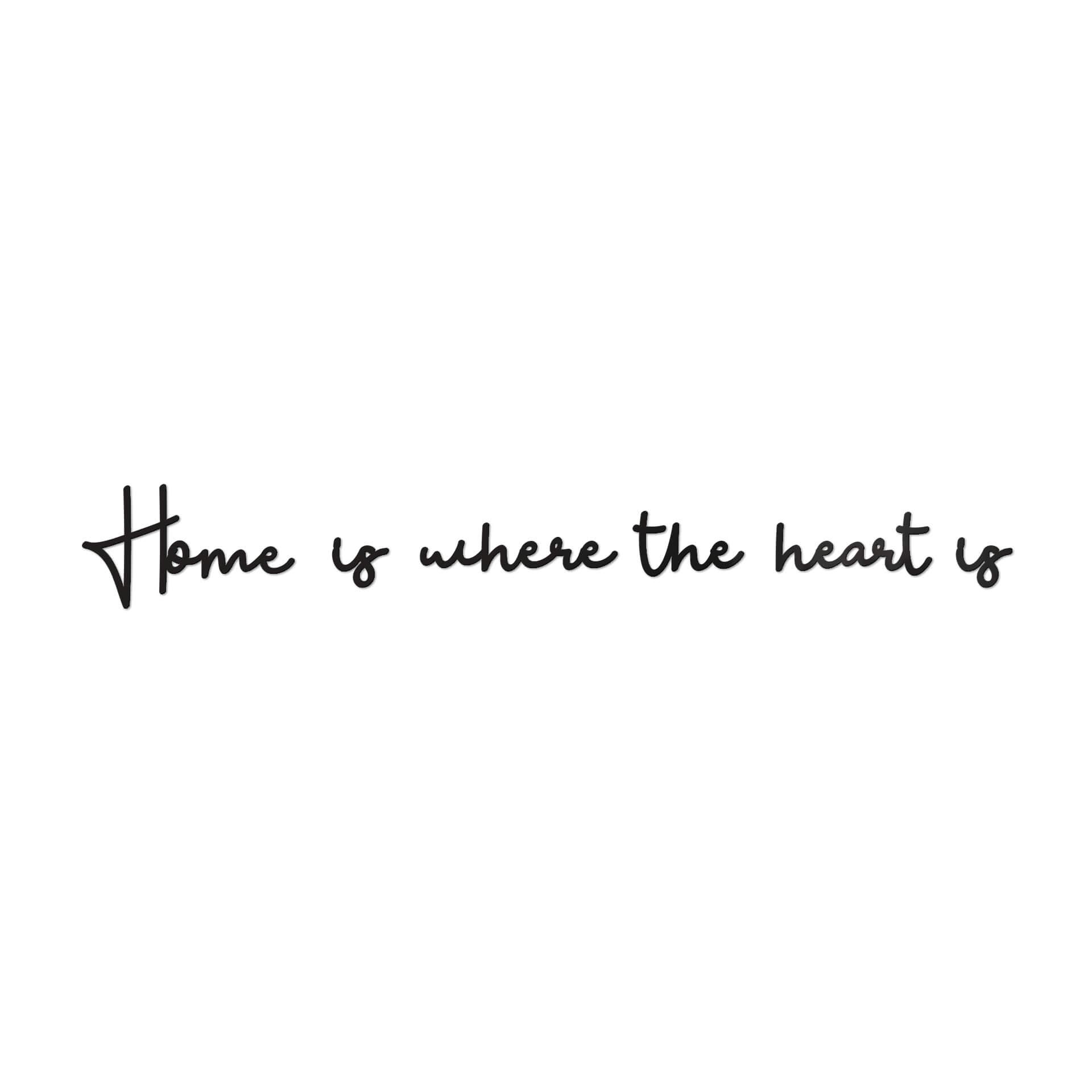 Wanddecoratie Home is where the heart is