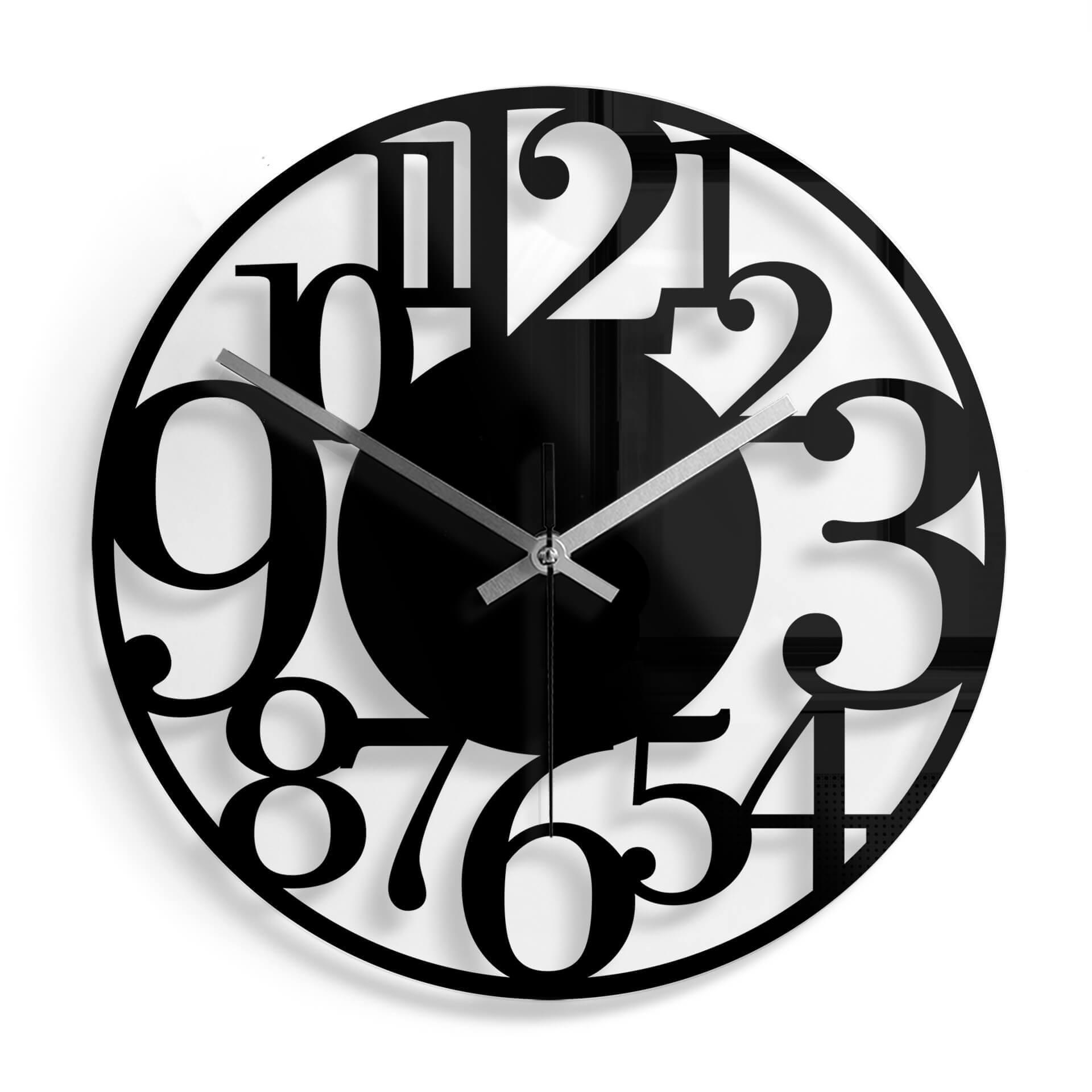Horloge murale en verre - Moderne