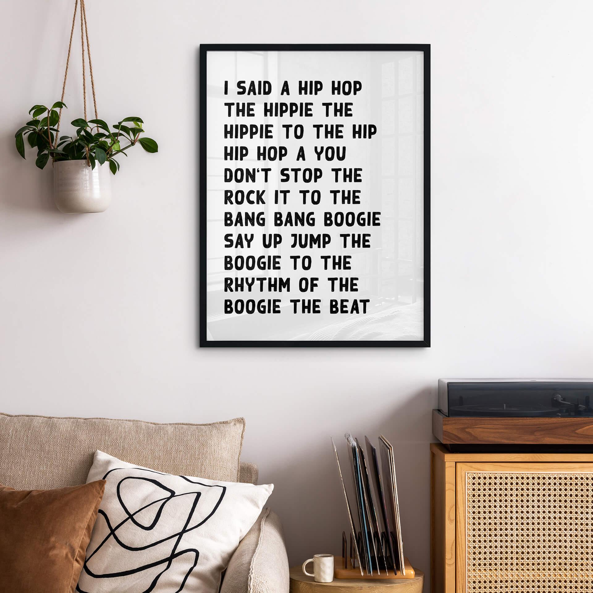 Poster I said a hip hop