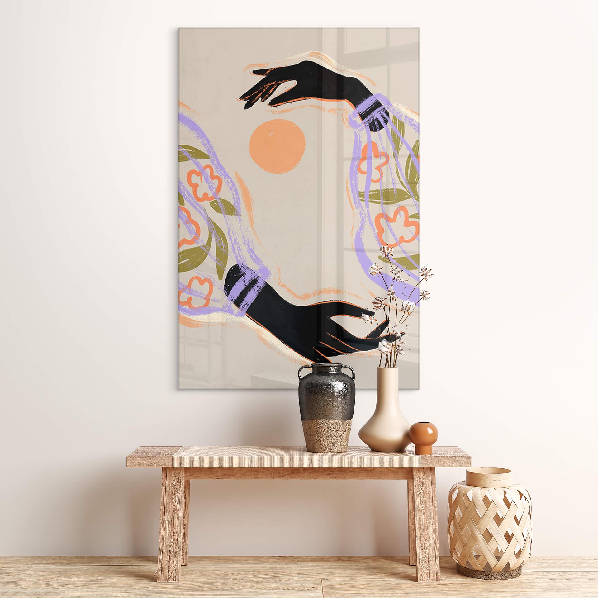 Akrylbillede Arty Guava - Hugging the Sun