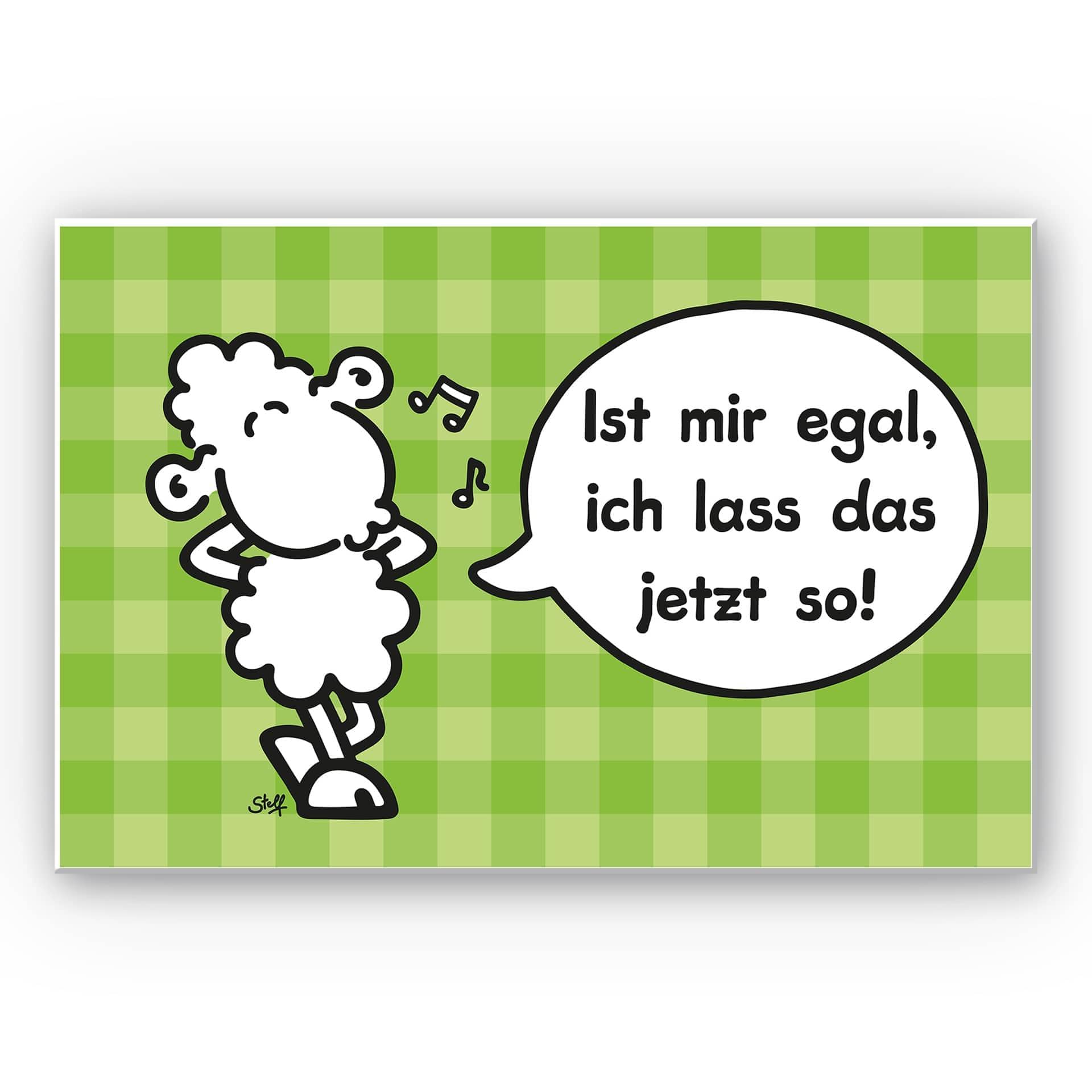 Wandbild sheepworld Worthelden Egal