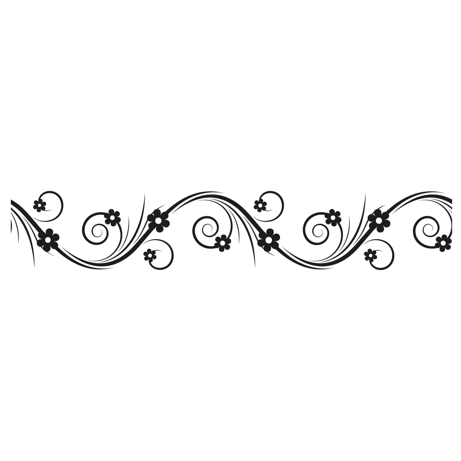 Wandtattoo Sommer Bordüre