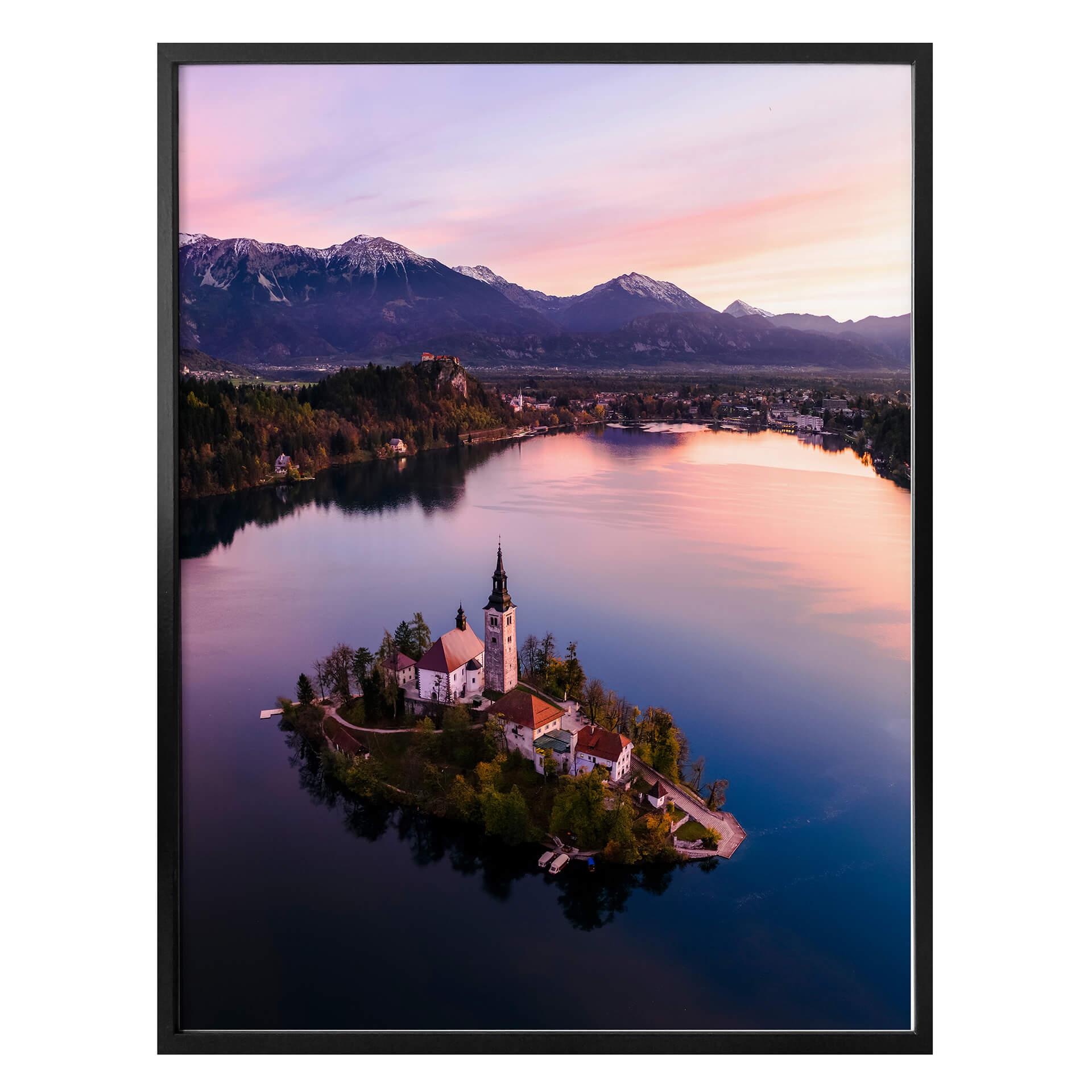 Poster Colombo - Lake Bled i Slovenien