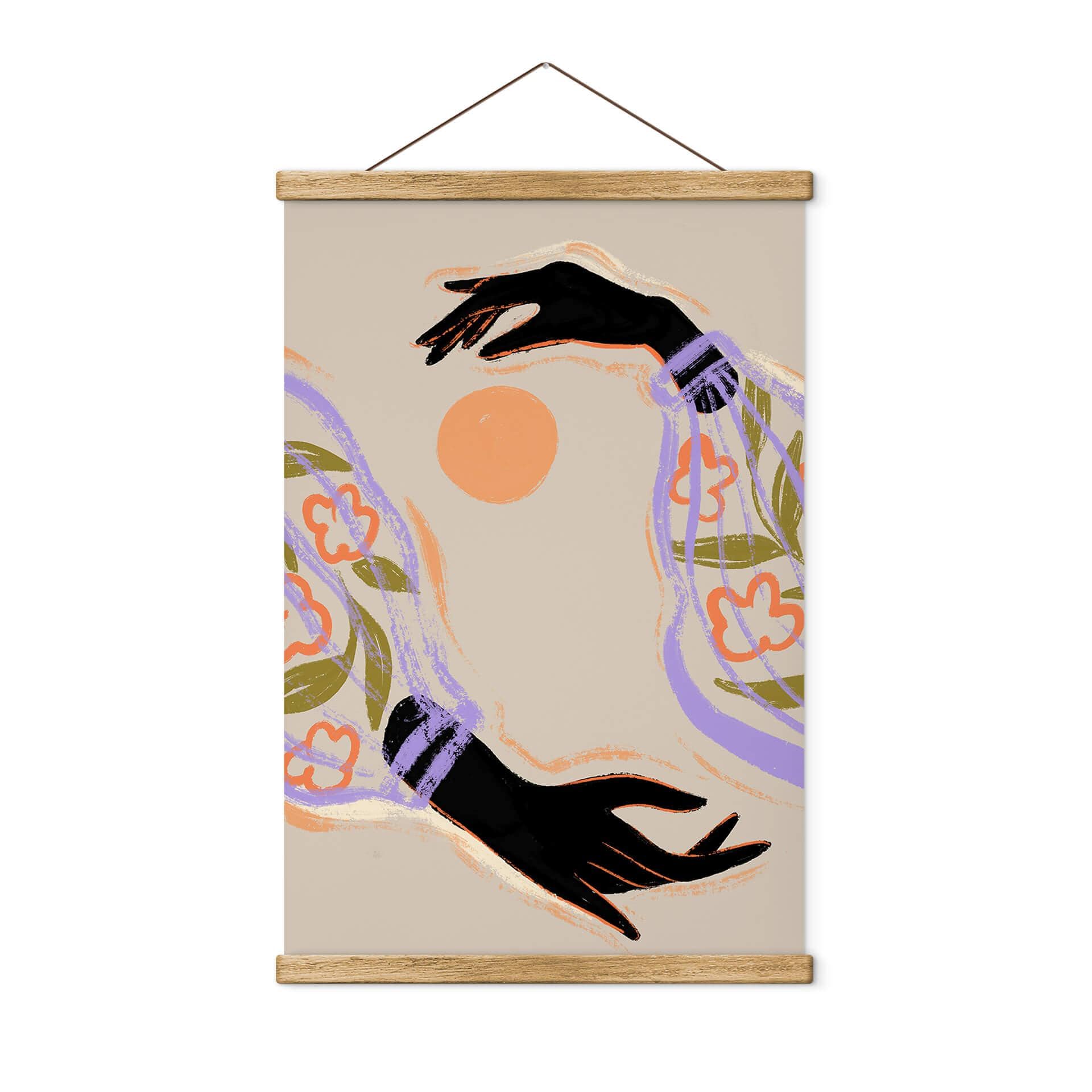 Tekstil plakat Arty Guava - Hugging the Sun