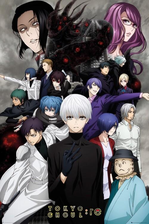 Poster, film poster Tokyo Ghoul: RE - Key Art 3 61x91,5 cm