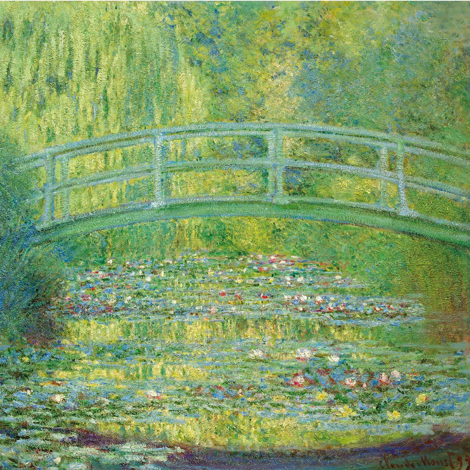 Fotobehang Monet - Waterlelies