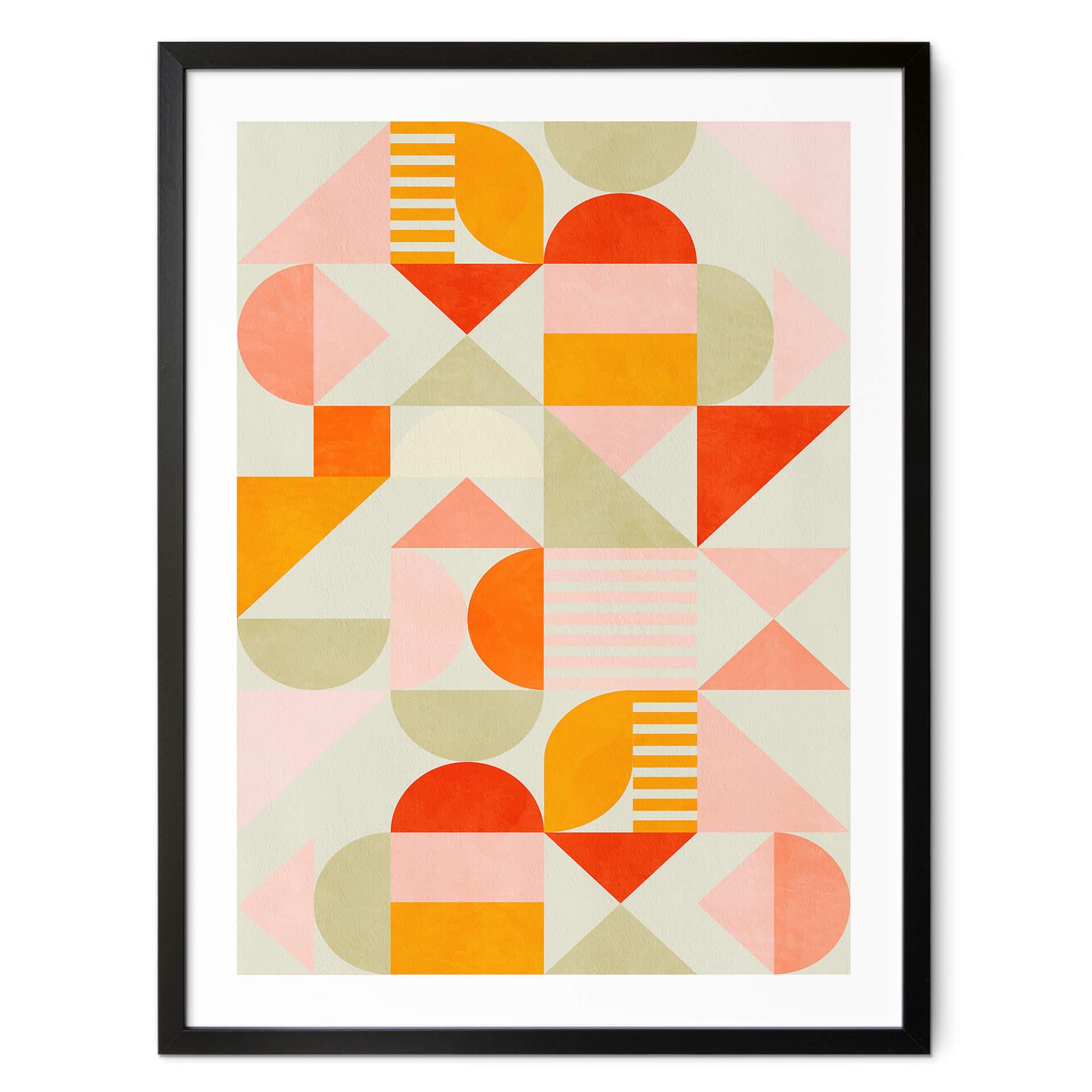 Plakat Bré - Bauhaus Fun Pastel
