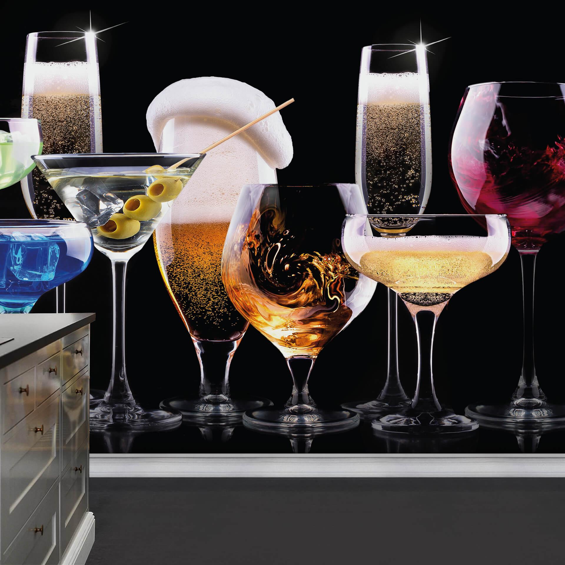 Cocktail feeling ophængeligt tapet