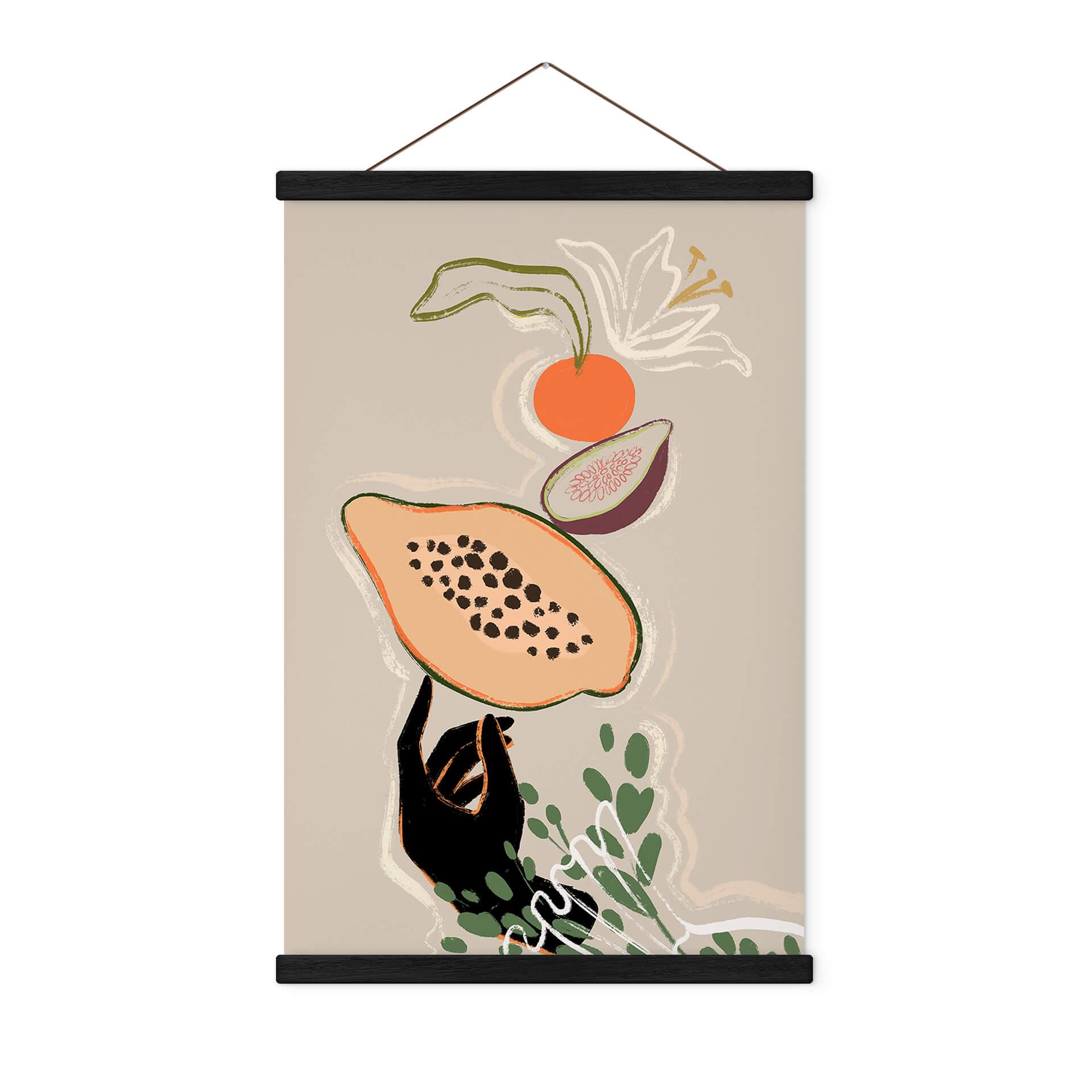 Tekstil plakat Arty Guava - Papaya Balance
